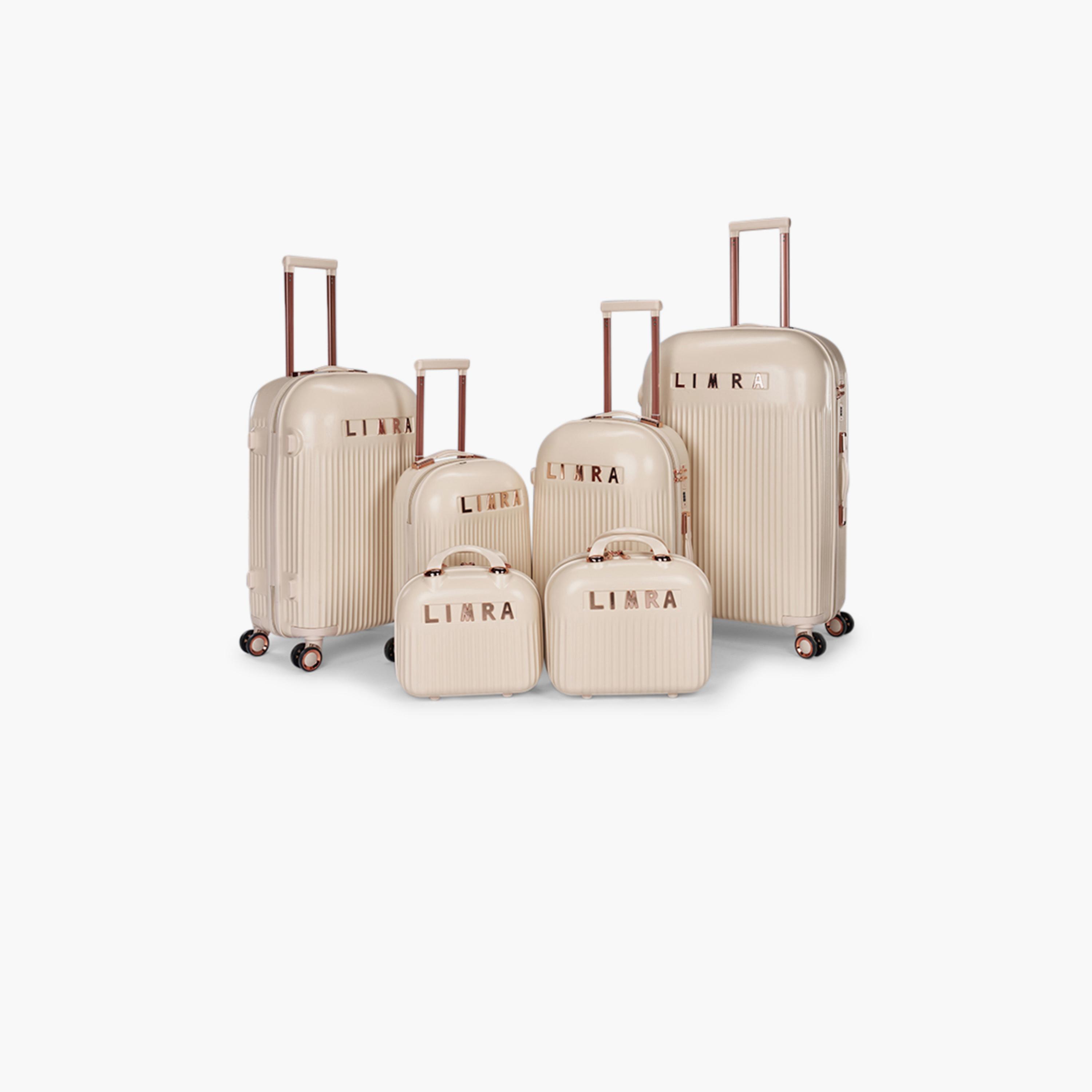 Limra Premium Set of 6 ABS Hard-Sided 4-Wheeler Spinner Trolley Bags with 3-Digit Number Lock-travel-luggagesandbags-luggage-image-1