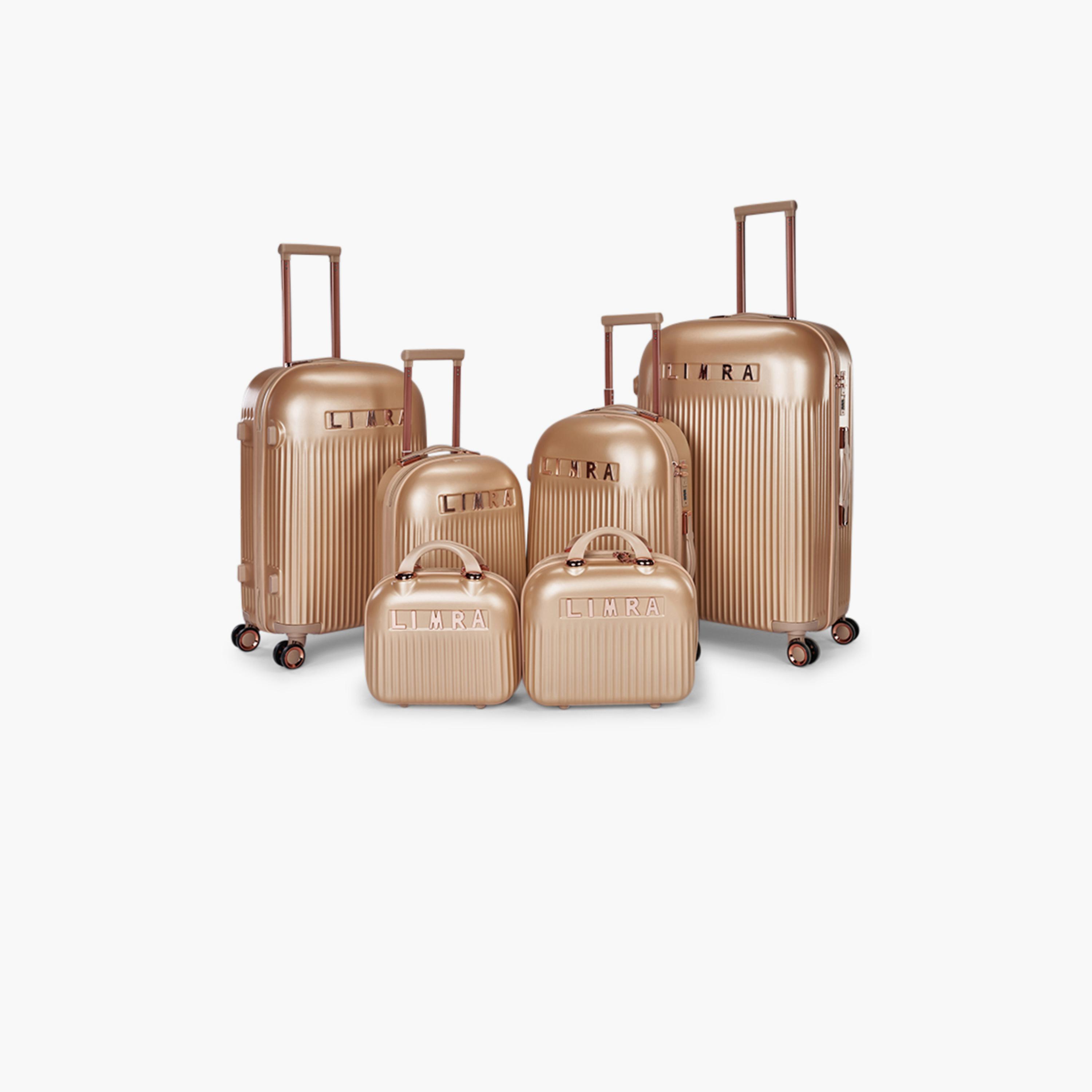Limra Premium Set of 6 ABS Hard-Sided 4-Wheeler Spinner Trolley Bags with 3-Digit Number Lock-travel-luggagesandbags-luggage-image-1