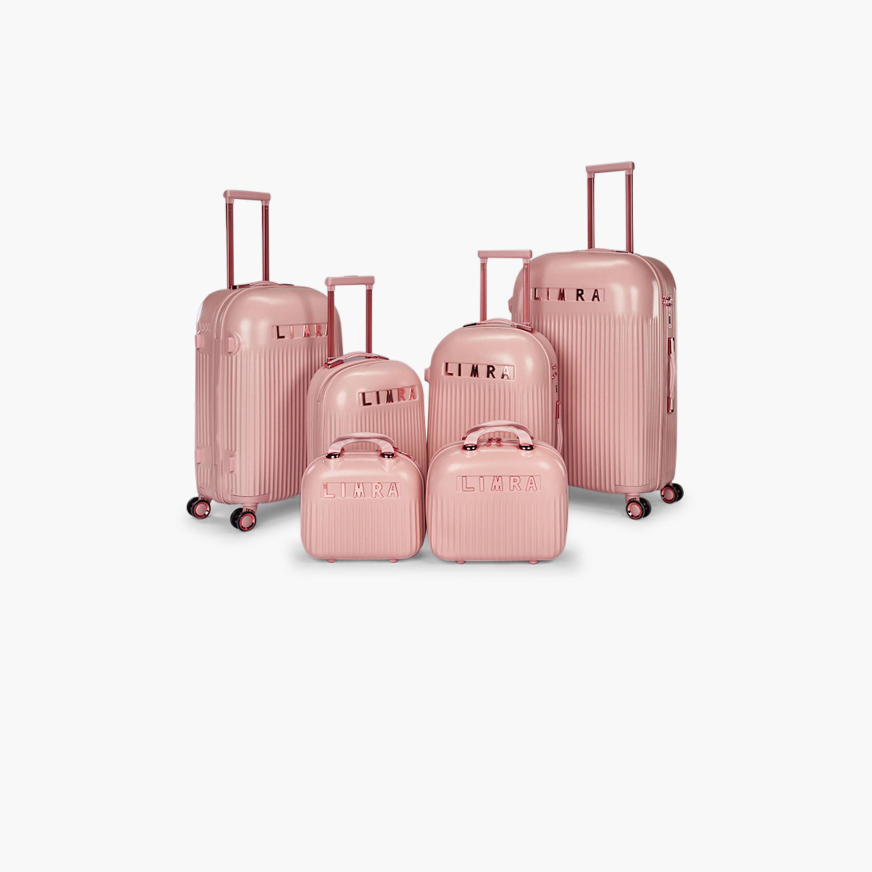 Limra Premium Set of 6 ABS Hard-Sided 4-Wheeler Spinner Trolley Bags with 3-Digit Number Lock-travel-luggagesandbags-luggage-image-1