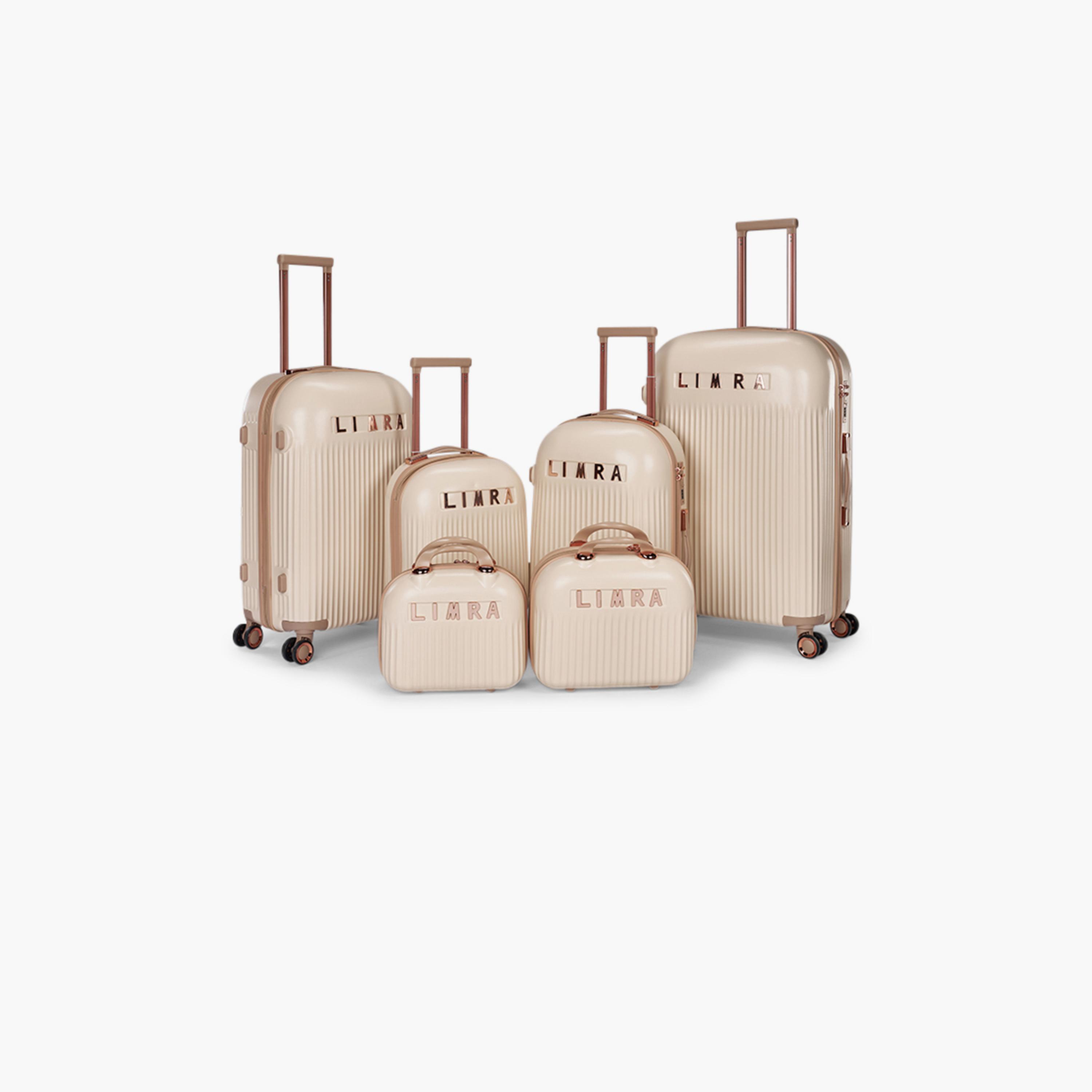 Limra Premium Set of 6 ABS Hard-Sided 4-Wheeler Spinner Trolley Bags with 3-Digit Number Lock-travel-luggagesandbags-luggage-image-1