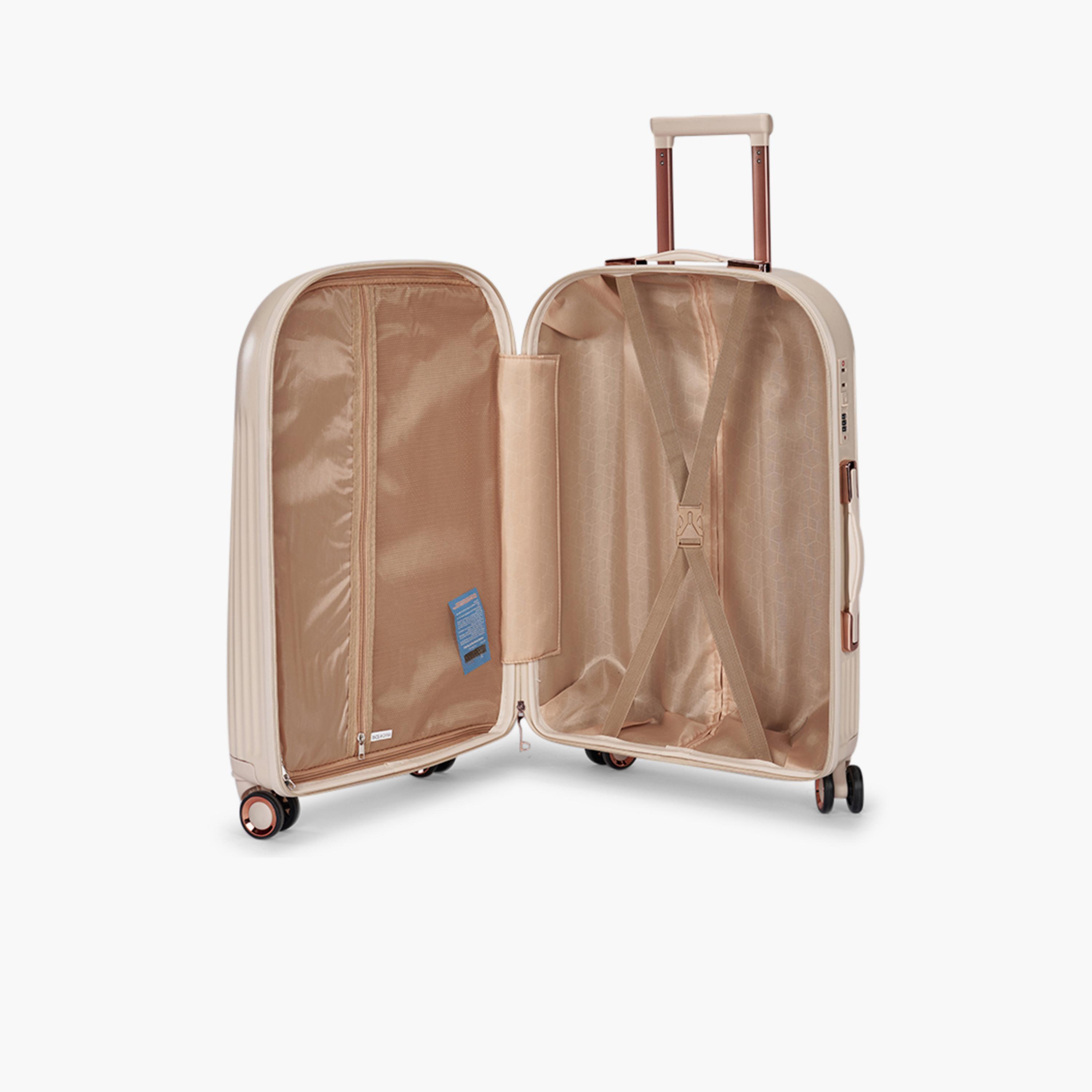 ليمرا - طقم من 4 شنط سفر بأربع عجلات دوارة جوانب صلبة من ABS  وقفل برقم سري مكون من 3 أرقام-travel-luggagesandbags-luggage-image-8