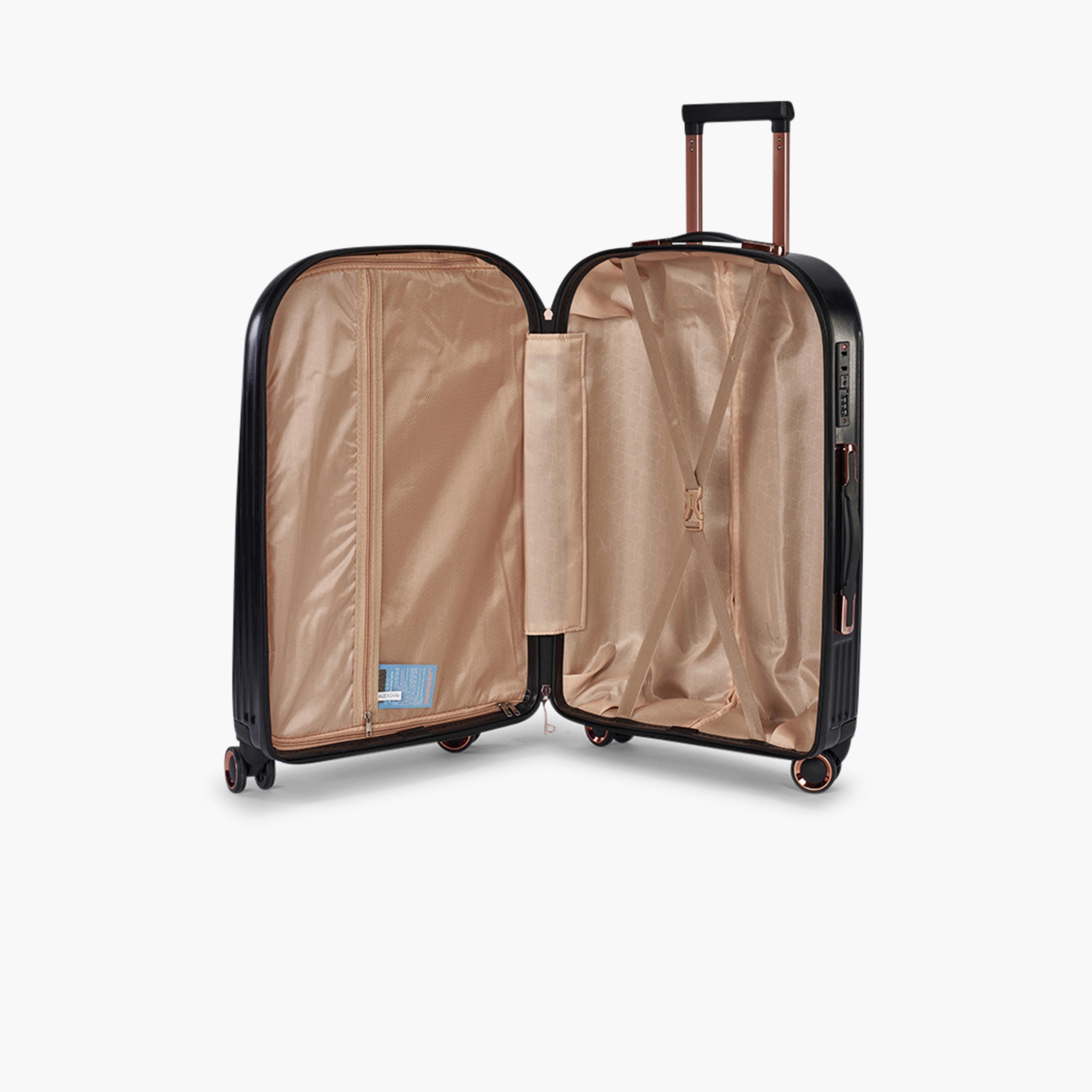 ليمرا - طقم من 4 شنط سفر بأربع عجلات دوارة جوانب صلبة من ABS  وقفل برقم سري مكون من 3 أرقام-travel-luggagesandbags-luggage-image-8
