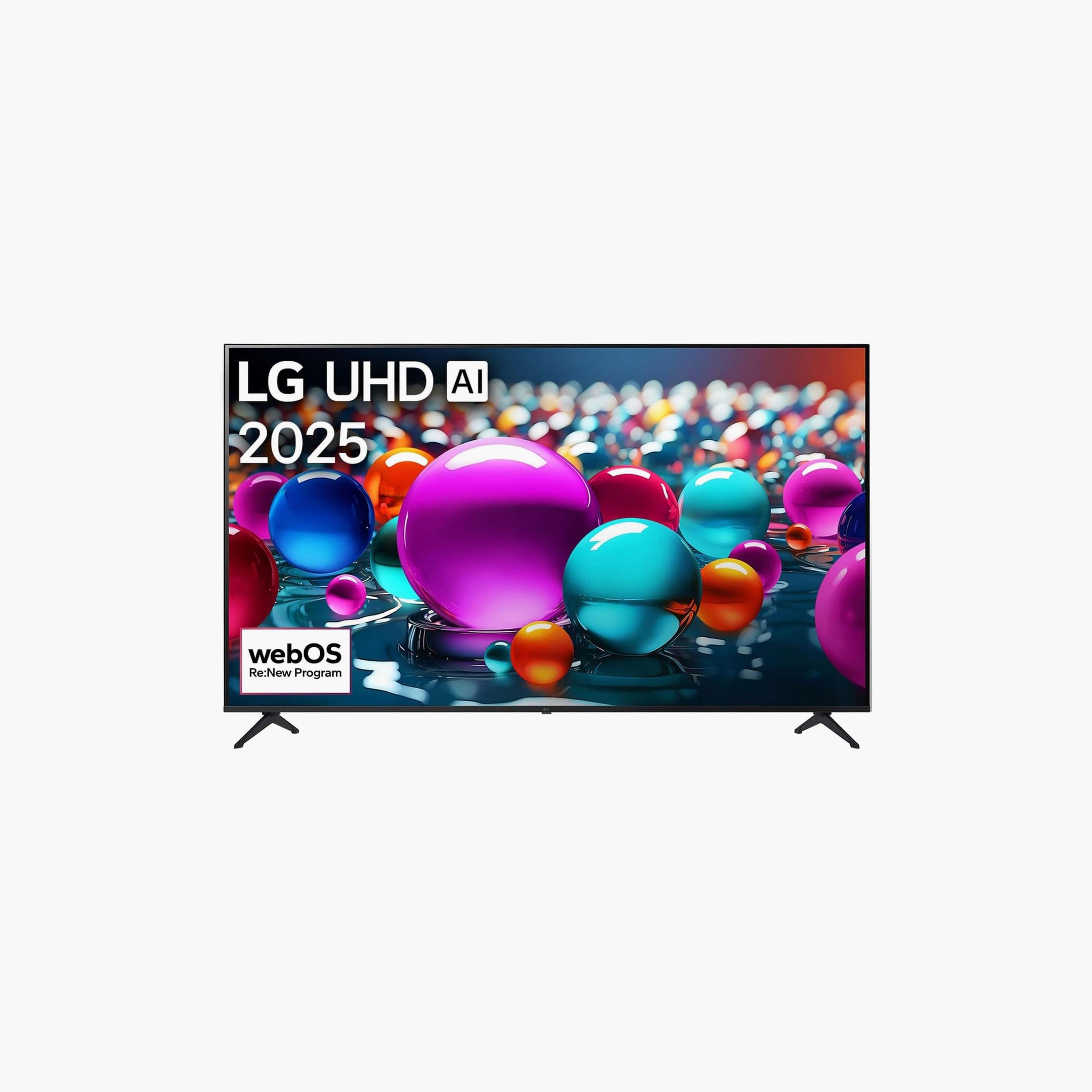 إل جي 50" ذكي UA85 UHD 4K HDR10 و HLG صوت 20 واط بمكبرات صوتية سفلية 2025 عالمي 50UA85006LA أسود-electronics-televisionandvideo-image-1
