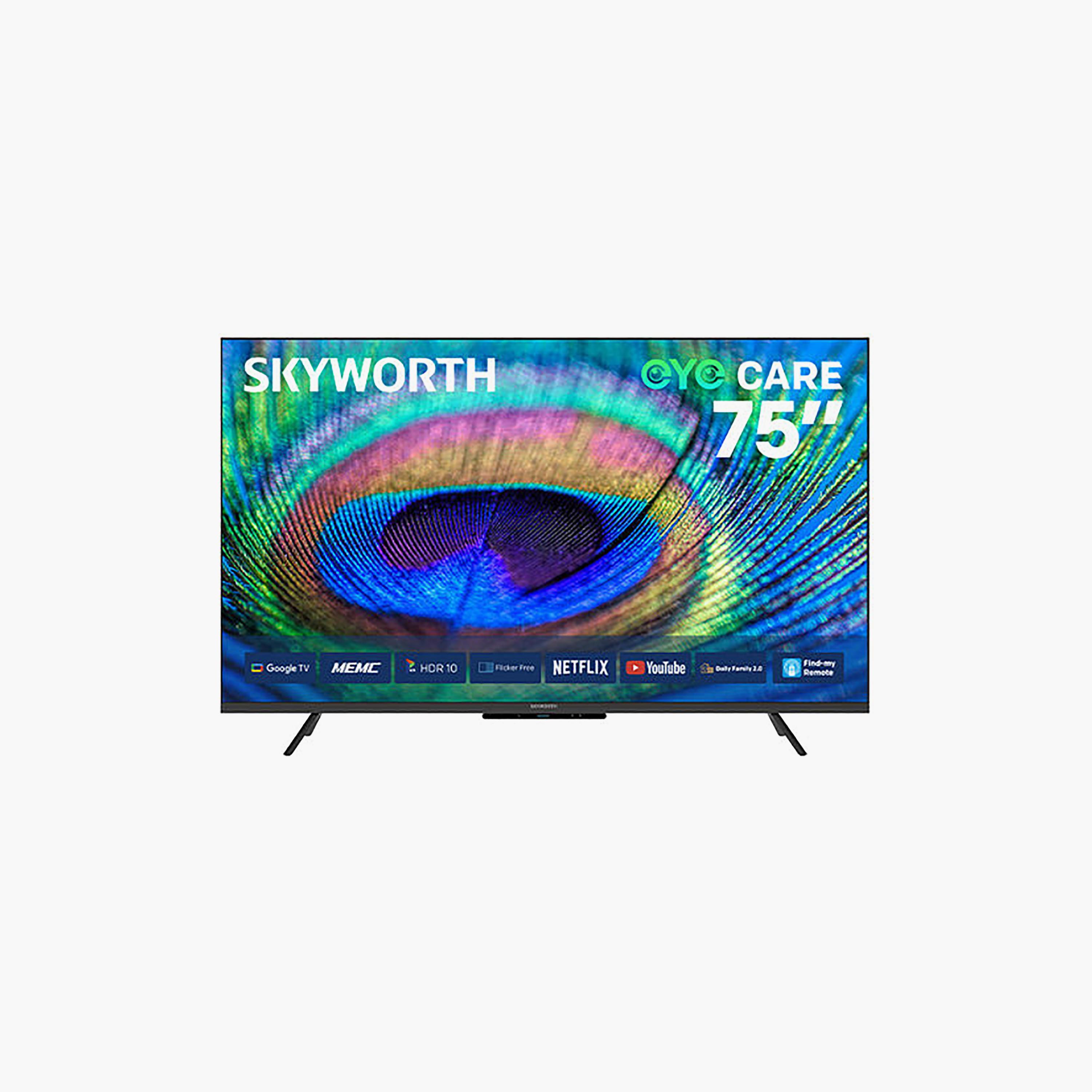 سكاي وورث 75" ذكي LED 4K HDR10 وصوت دولبي أتموس وميزة تقدير وتعويض الحركة (MEMC) 75G6500H أسود-electronics-televisionandvideo-image-1