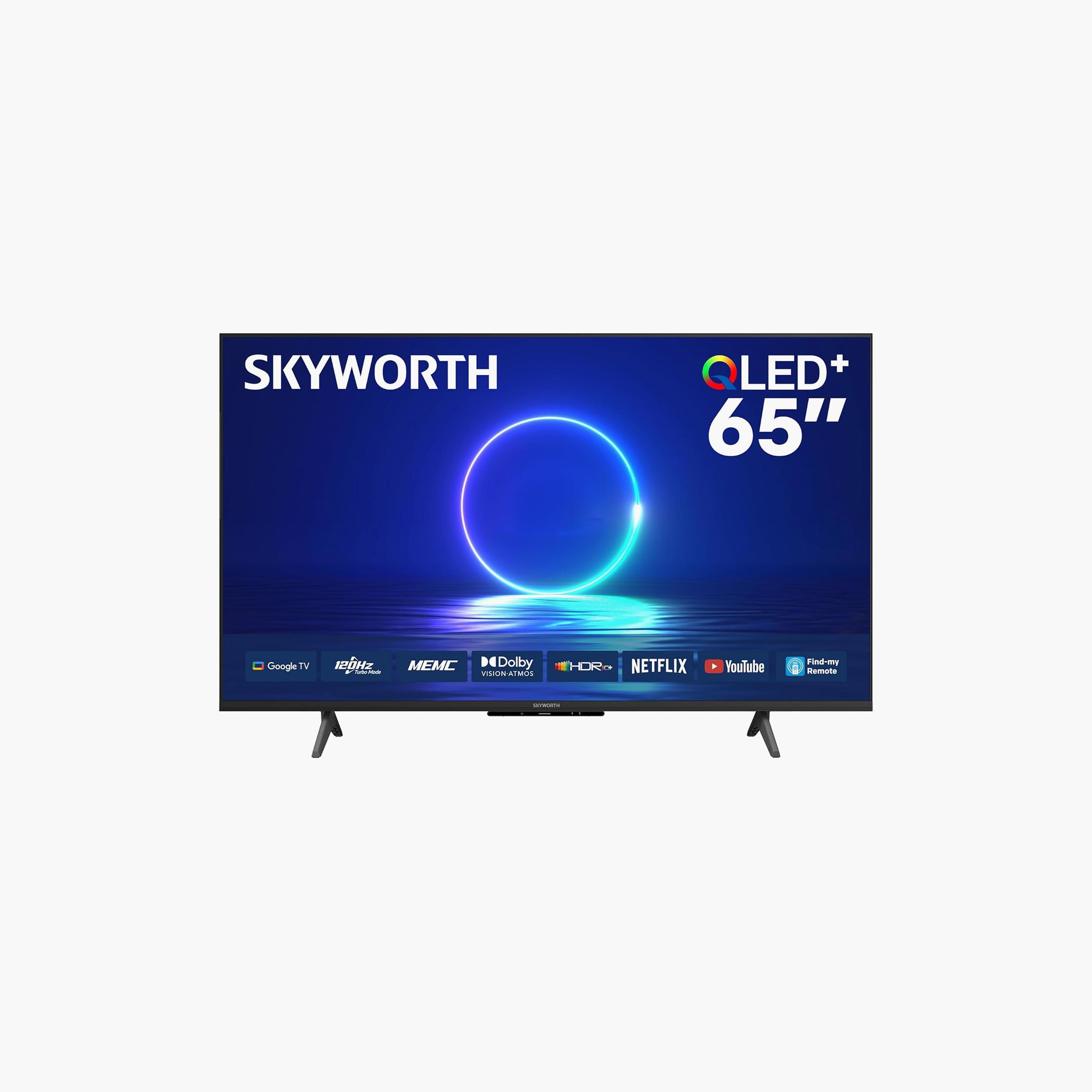سكاي وورث 65" ذكي كيو ليد ونظام جوجل تي في 4K 120 Hz 65Q6800H أسود-electronics-televisionandvideo-image-1