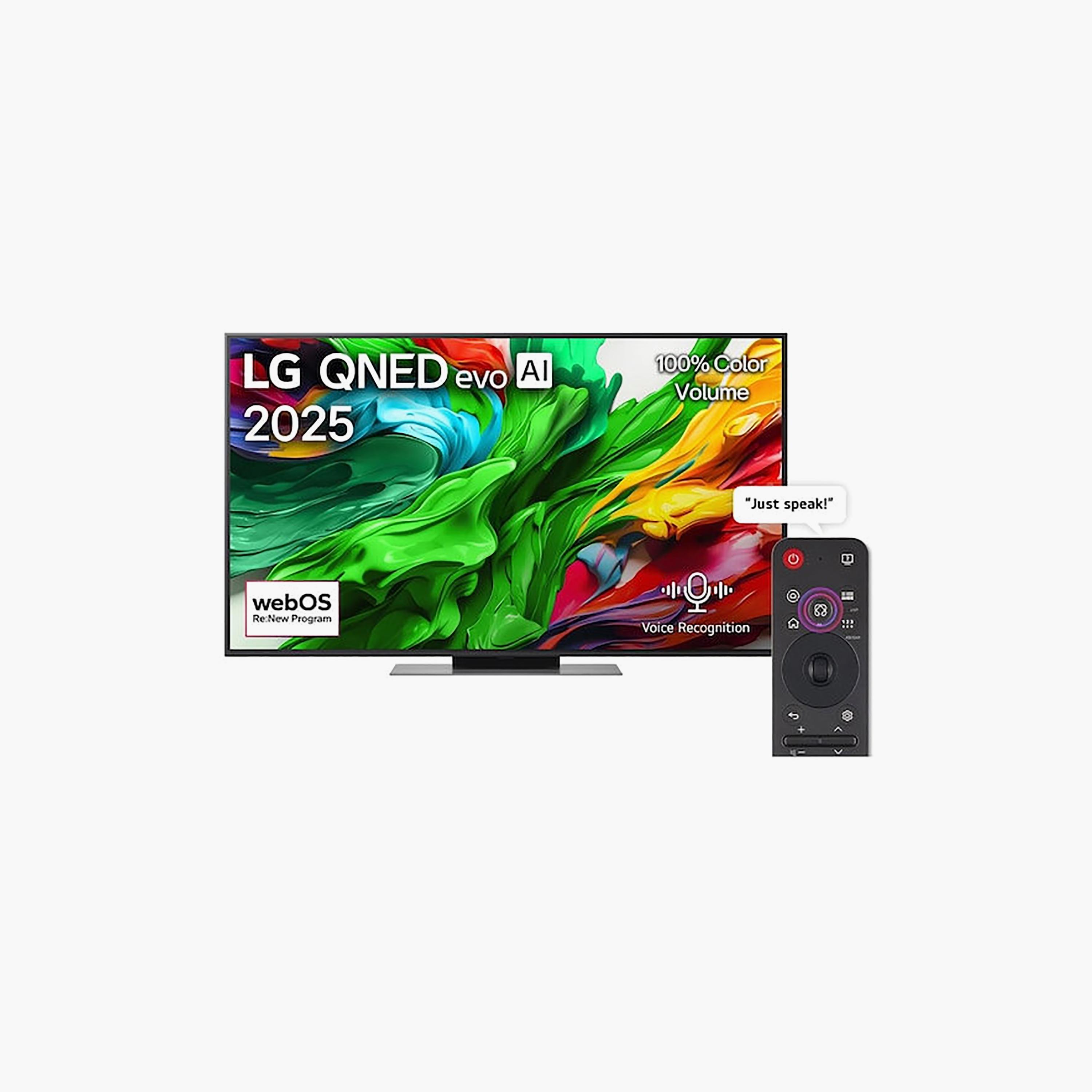 إل جي 55" ذكي QNED evo AI 4K جيل2 ميني ليد أصلي 120 Hz 2025الإمارات 55QNED86A6A-AMAE أسود-electronics-televisionandvideo-image-1