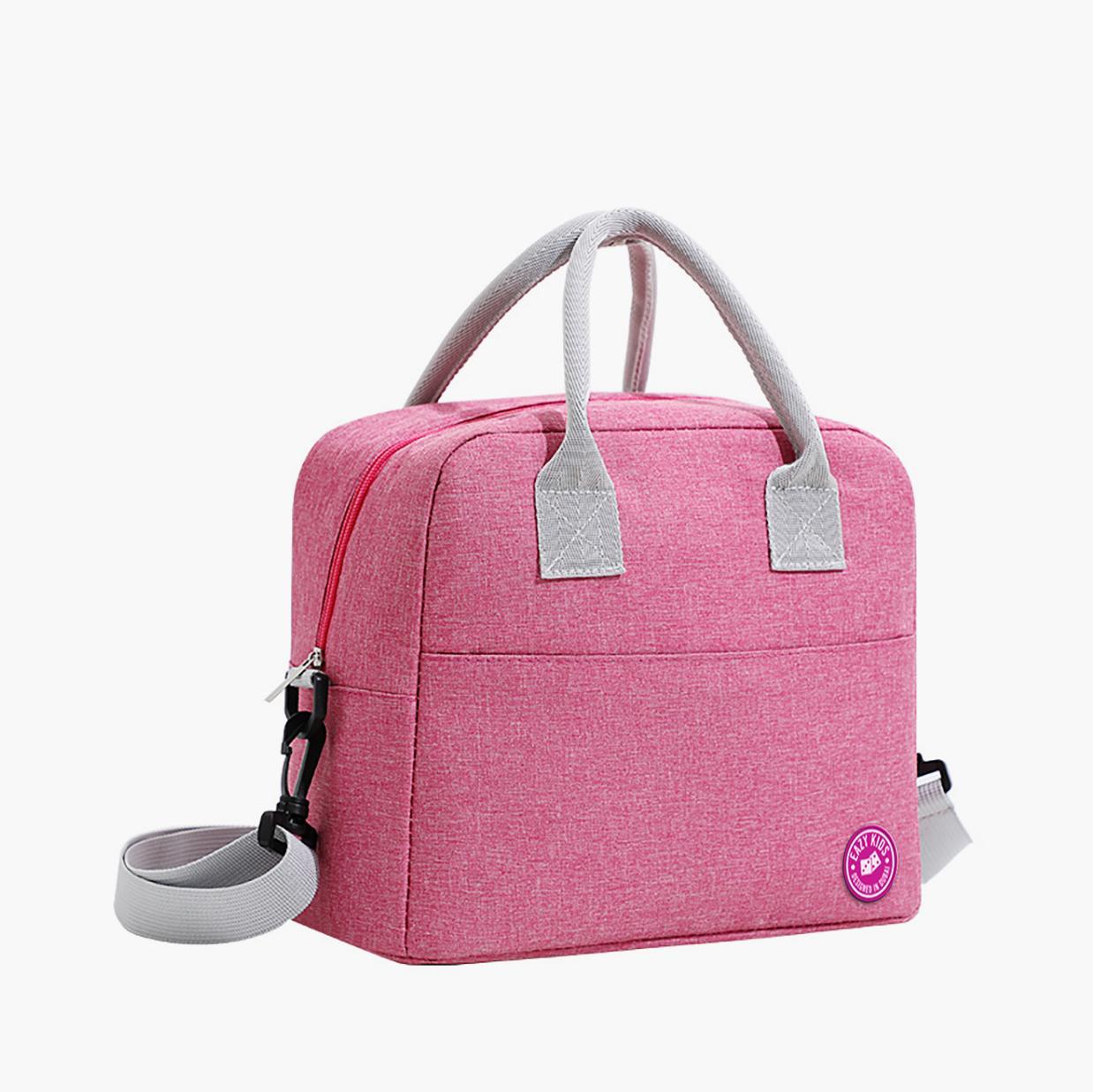Eazy Kids Stainless Steel Bento Lunch Box with Insulated Lunch Bag