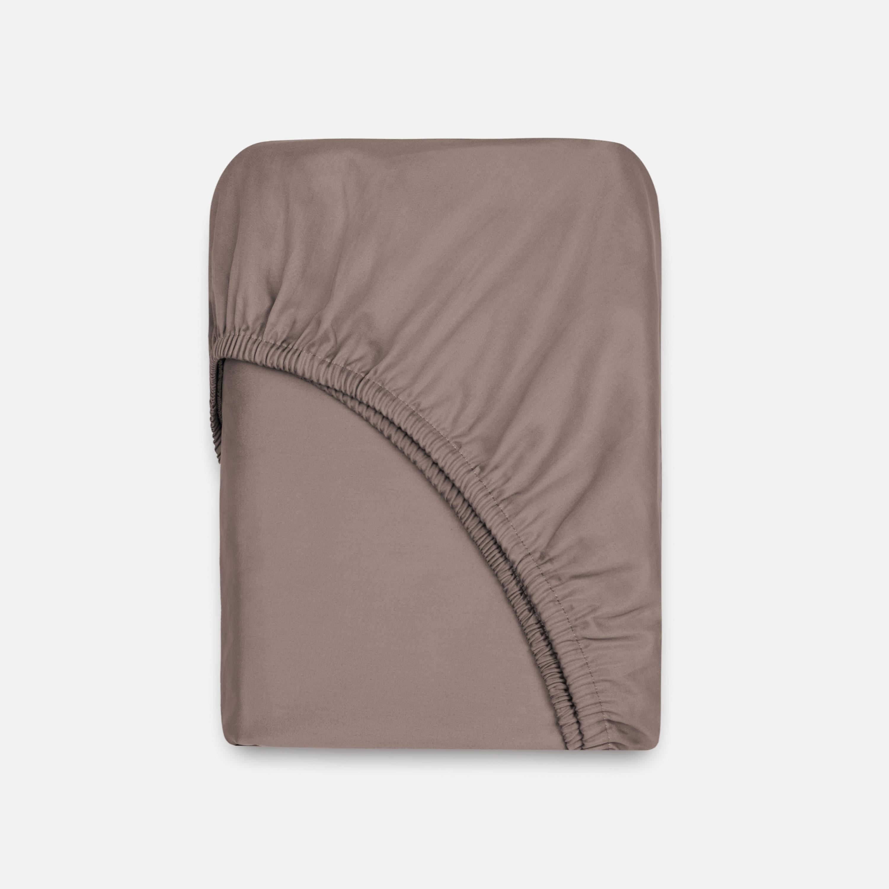 Askona Home Cotton Percale 300 Thread Count Super King Fitted Sheet - 200x200 cm