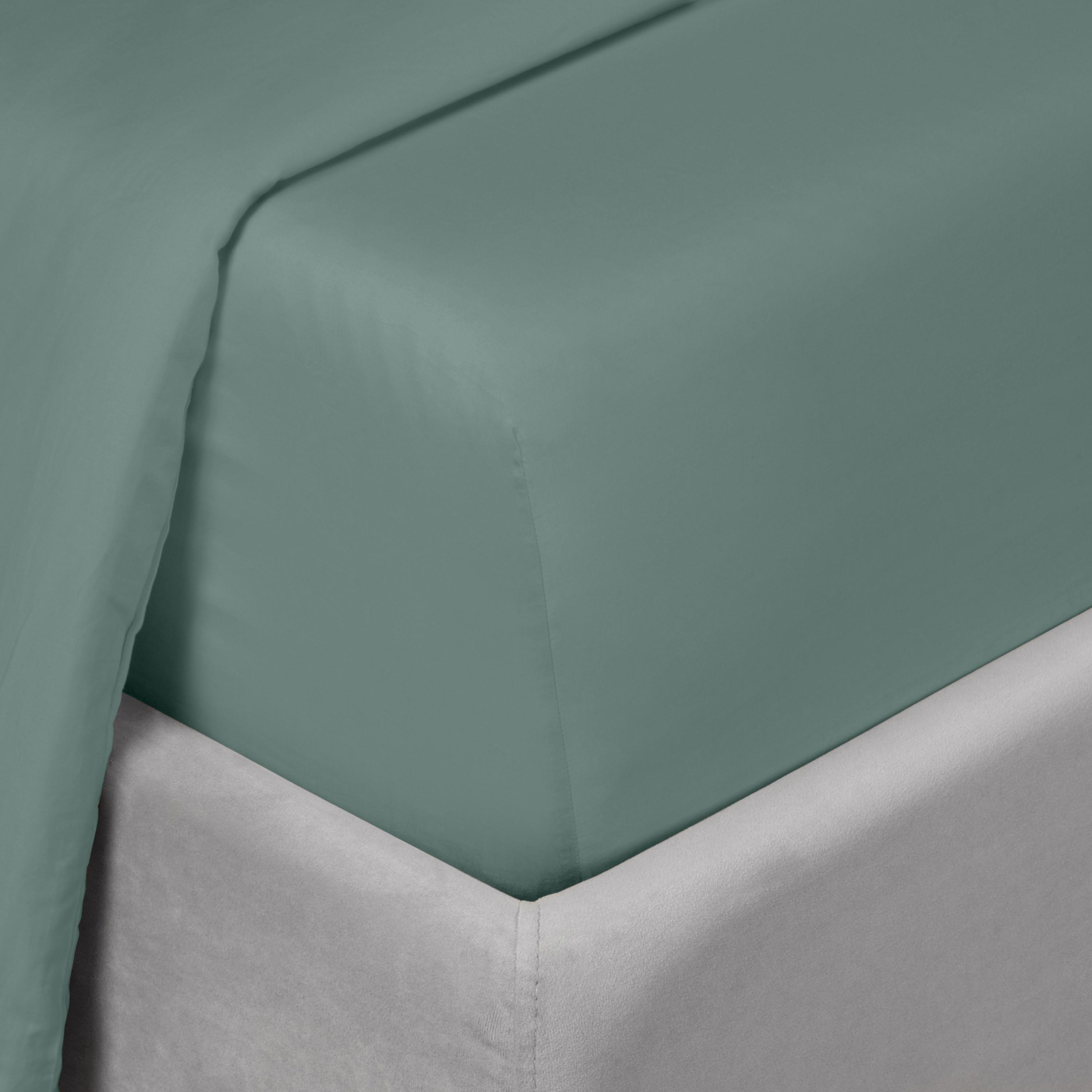Askona Home Cotton Percale 300 Thread Count King Fitted Sheet - 180x200 cm