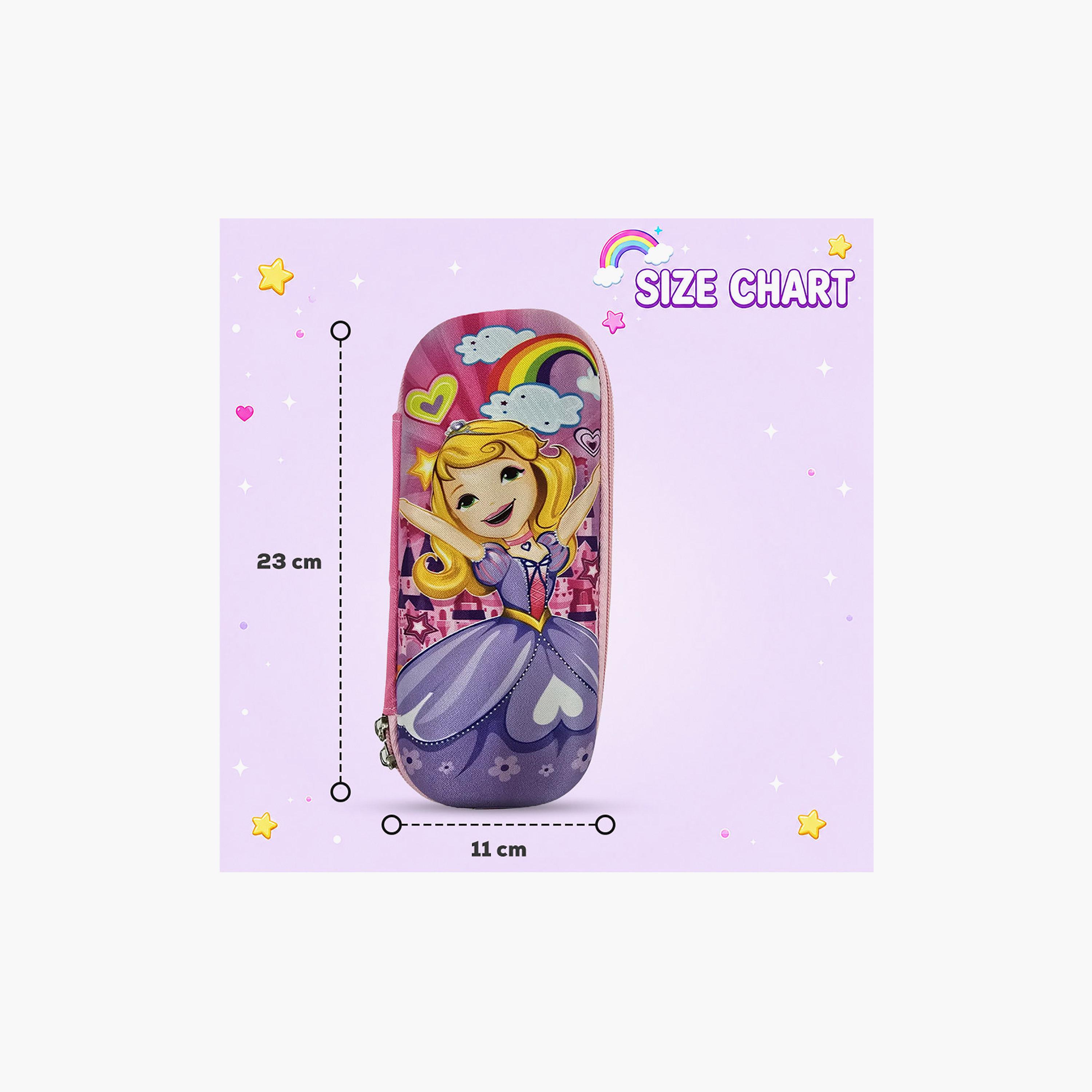 مقلمة بسحاب برسمة الأميرة من كوكوبي - EVC-school-stationery-pencilcases-image-5