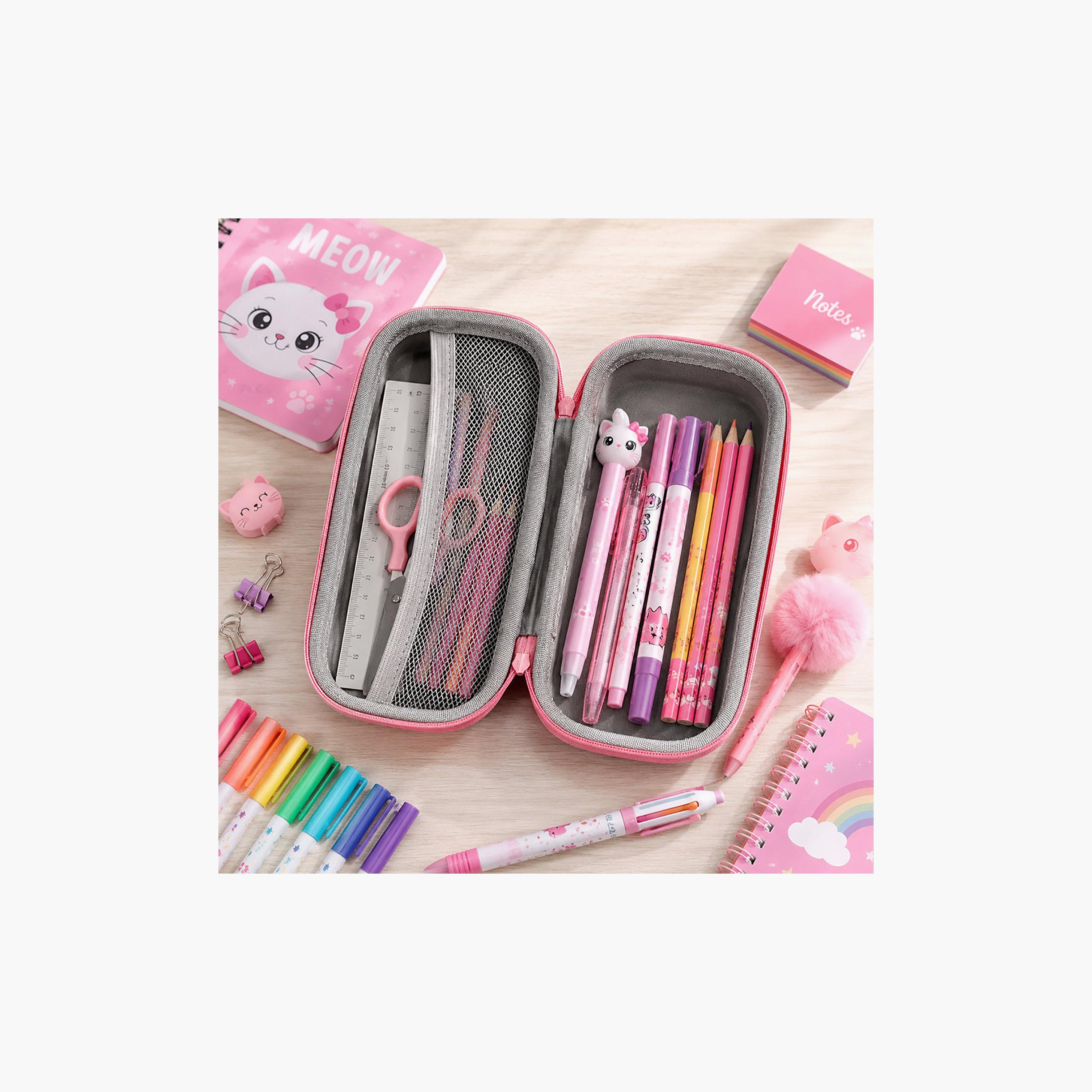 Cocobee Cat Pencil Case with Zip Closure - EVC-school-stationery-pencilcases-image-4