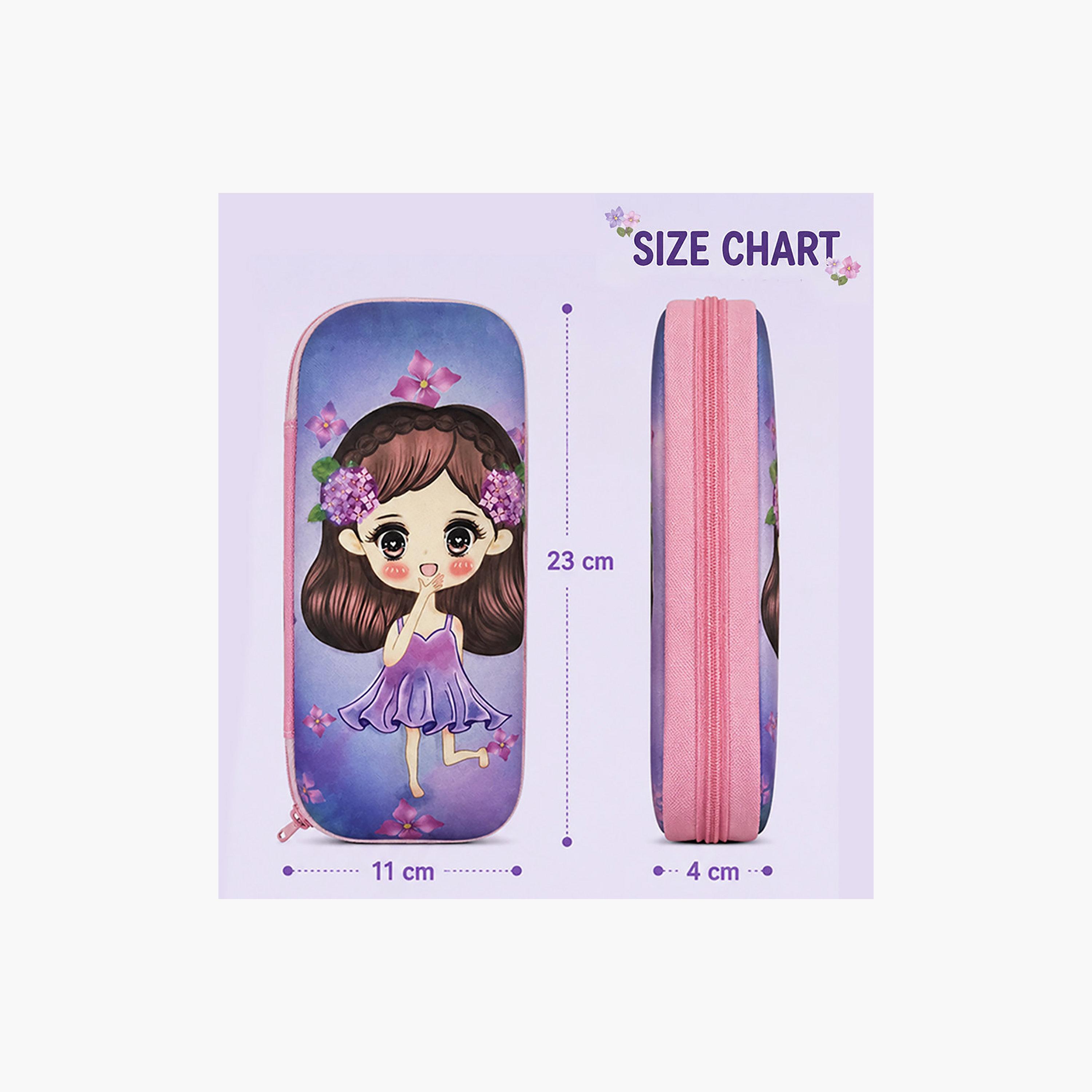 مقلمة بسحاب برسمة الأميرة من كوكوبي - EVC-school-stationery-pencilcases-image-6