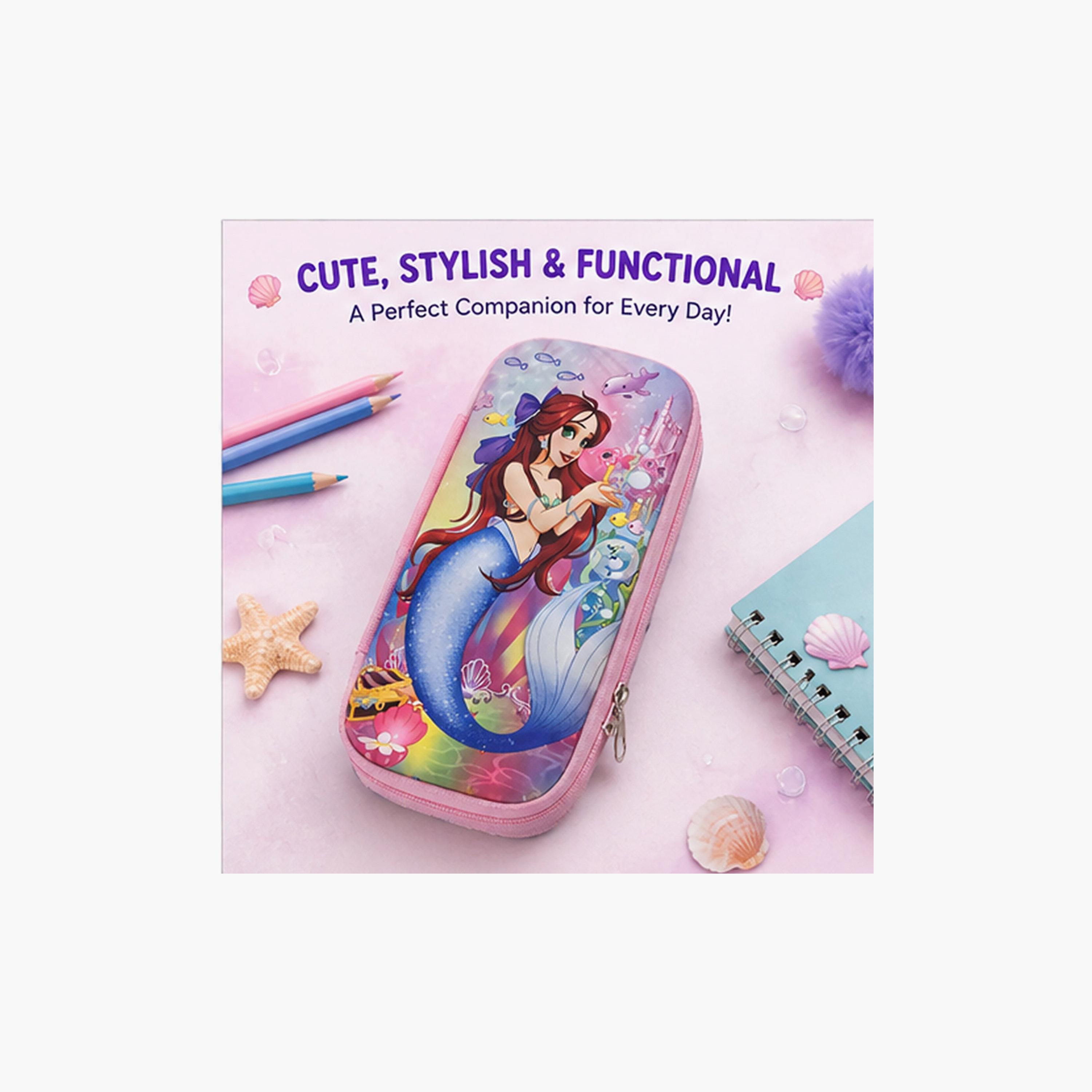 Cocobee Mermaid Pencil Case with Zip Closure - EVC-school-stationery-pencilcases-image-4