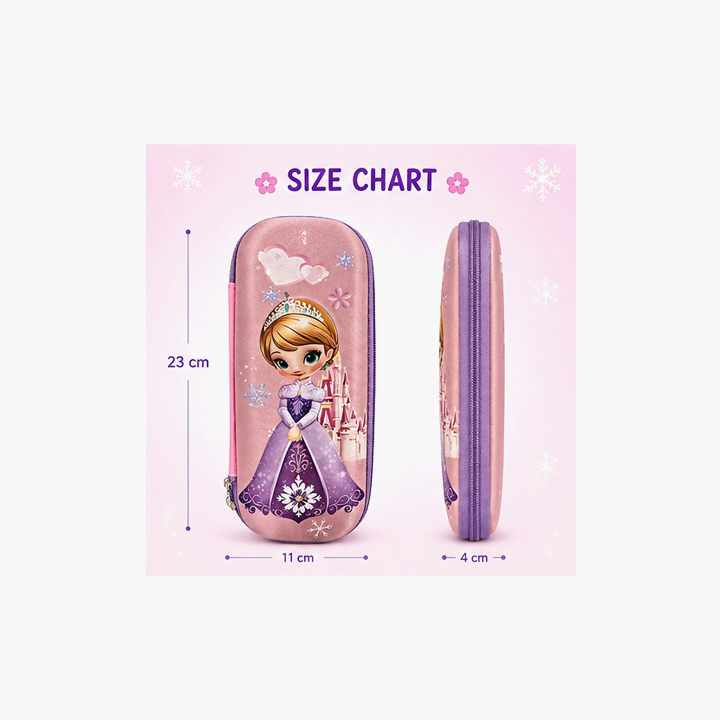 Cocobee Princess Pencil Case with Zip Closure - EVC-school-stationery-pencilcases-image-6