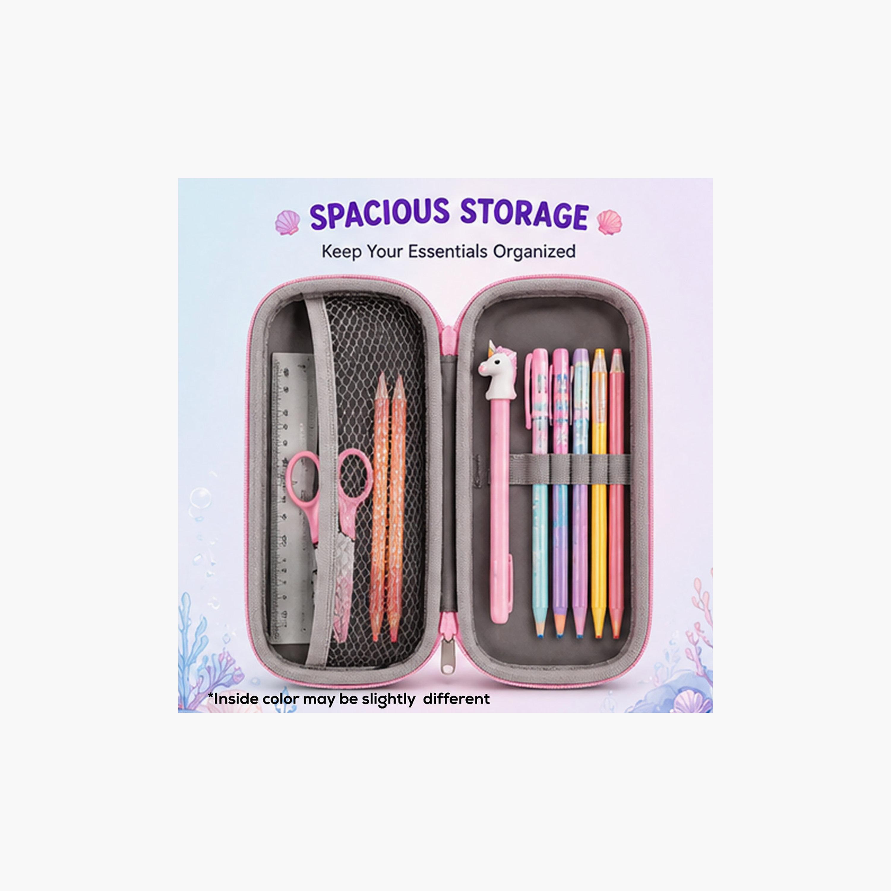 Cocobee Pearl Princess Pencil Case with Zip Closure - EVC-school-stationery-pencilcases-image-3