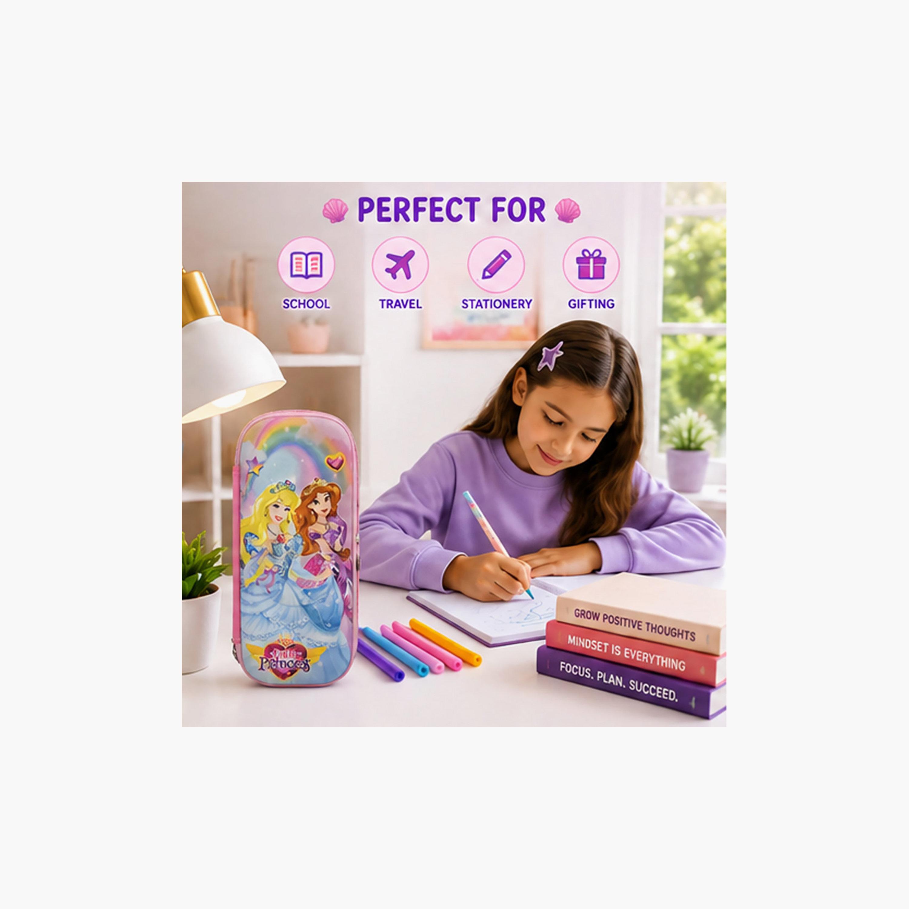 مقلمة بسحاب برسمة الأميرة الصغيرة من كوكوبي - EVC-school-stationery-pencilcases-image-5
