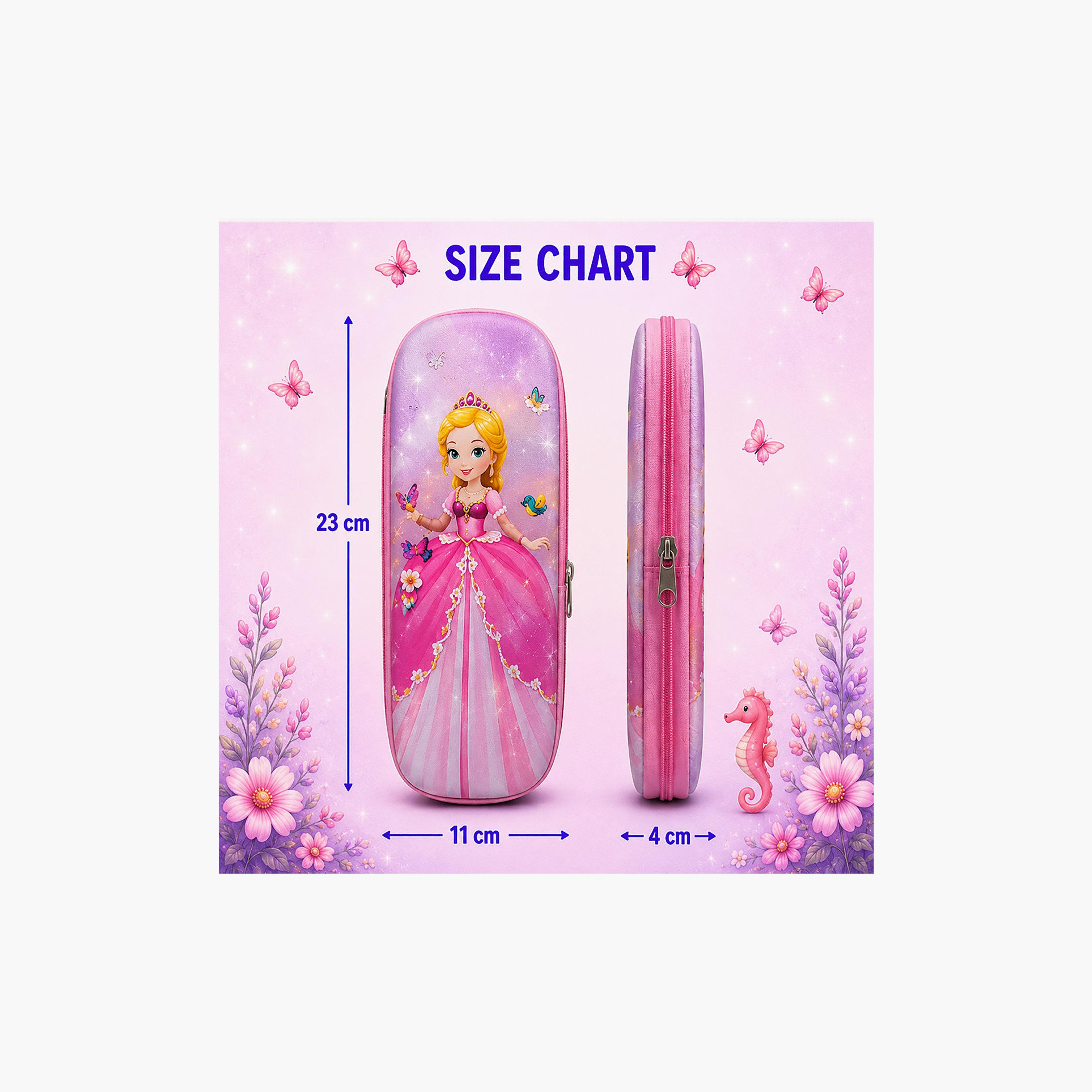 مقلمة بسحاب برسمة الأميرة من كوكوبي - EVC-school-stationery-pencilcases-image-6