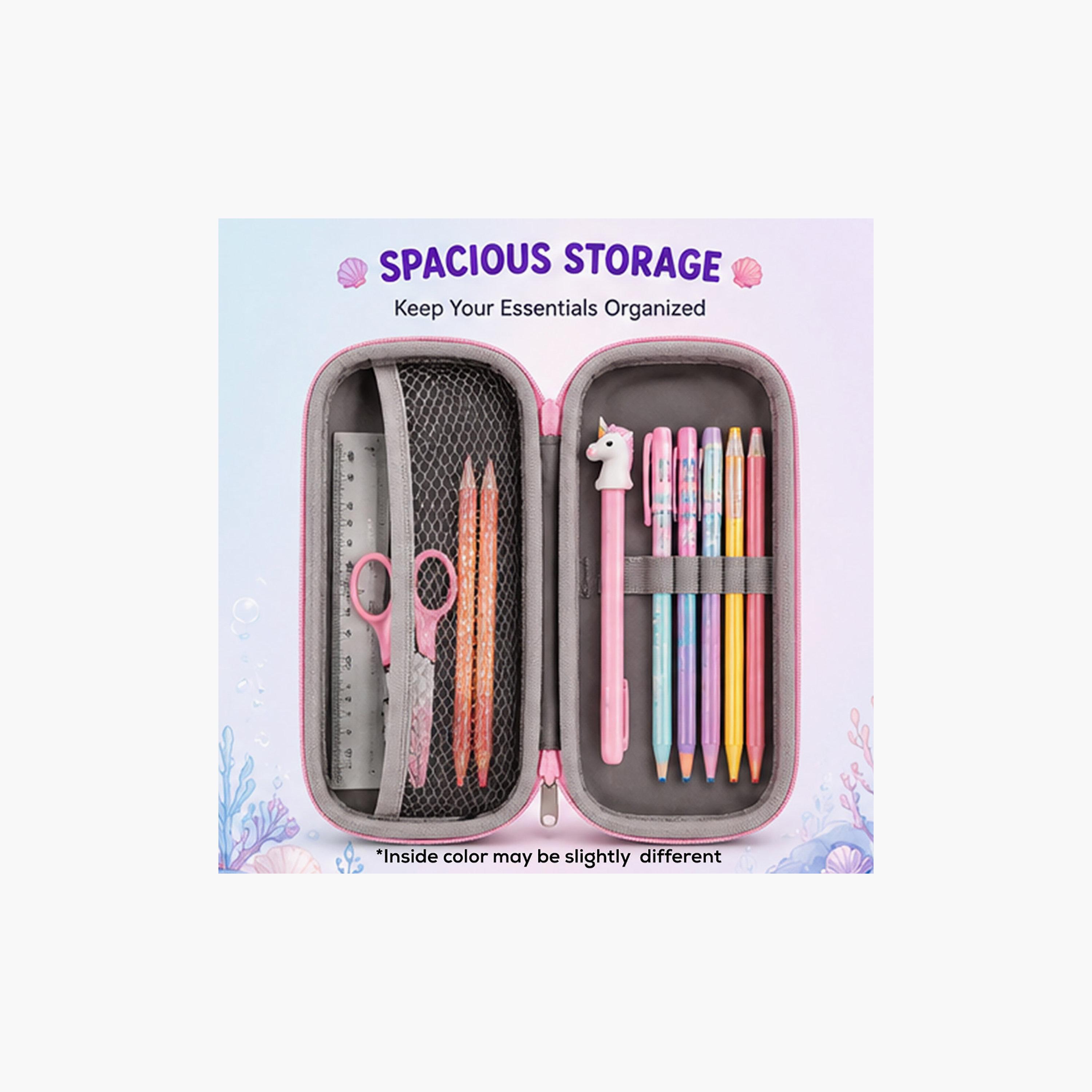 مقلمة بسحاب برسمة وحيد القرن من كوكوبي - EVC-school-stationery-pencilcases-image-3