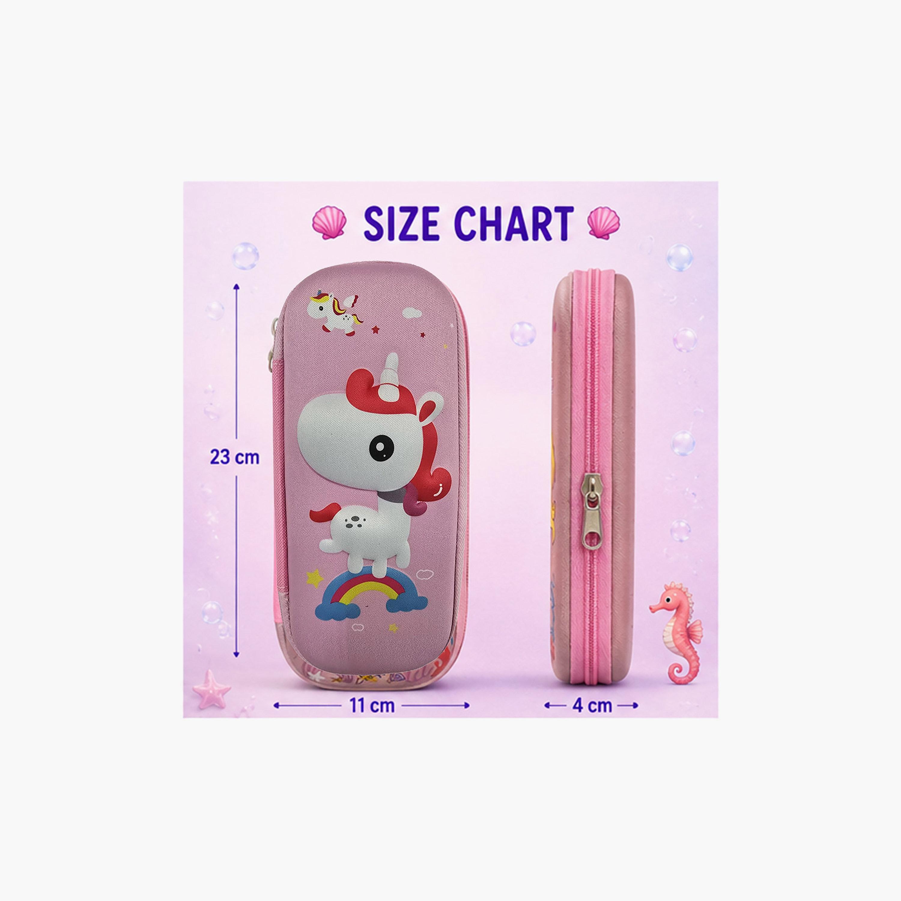 مقلمة بسحاب برسمة وحيد القرن من كوكوبي - EVC-school-stationery-pencilcases-image-6