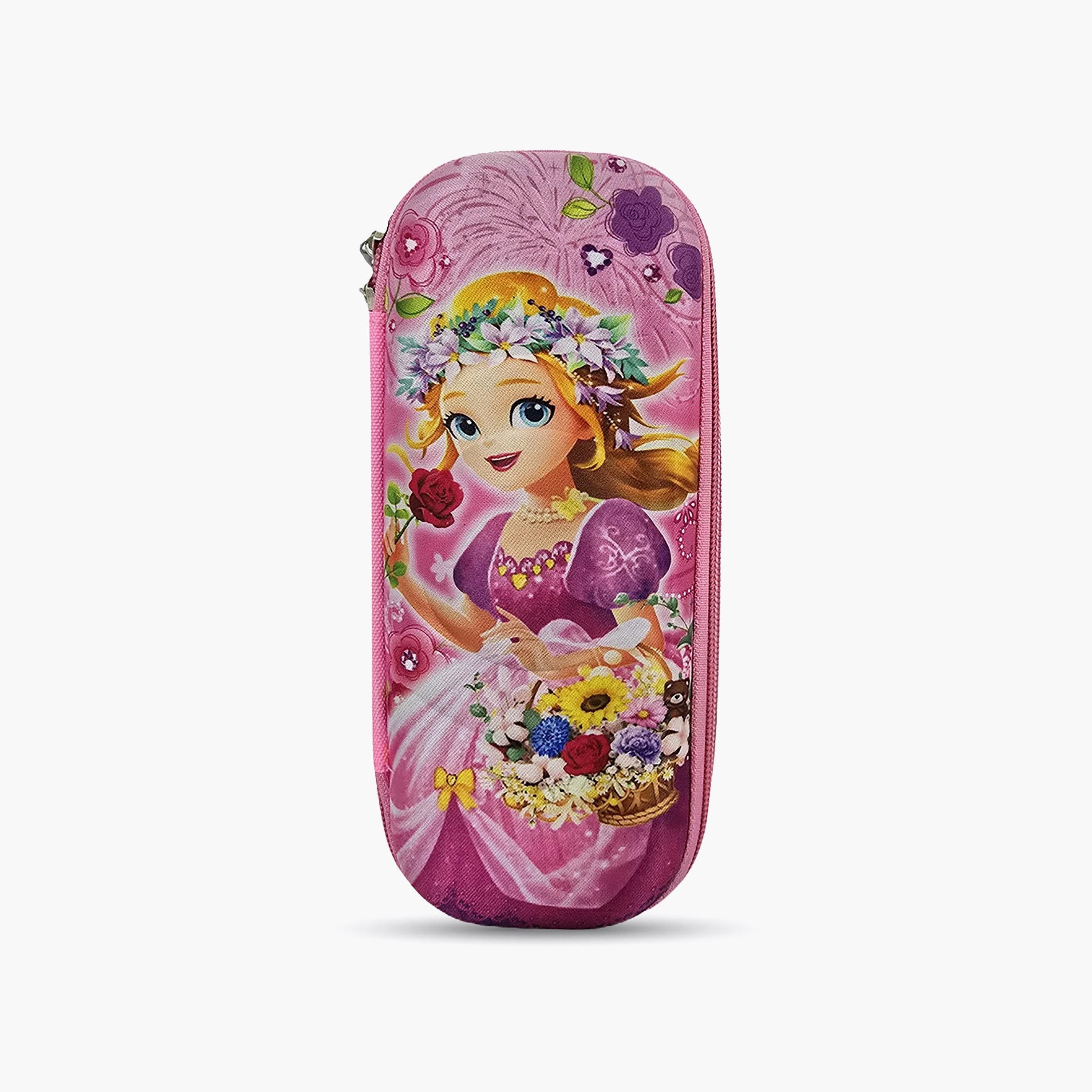 مقلمة بسحاب برسمة الأميرة فلورا من كوكوبي - EVC-school-stationery-pencilcases-image-1