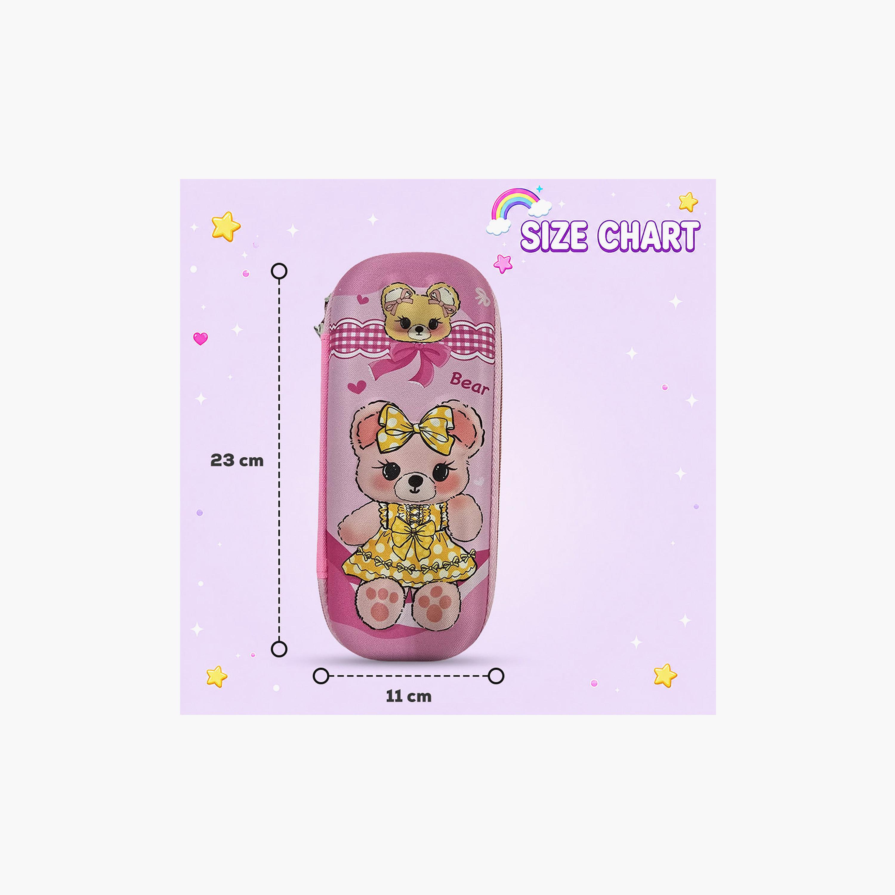 مقلمة بسحاب برسمة دب من كوكوبي - EVC-school-stationery-pencilcases-image-5