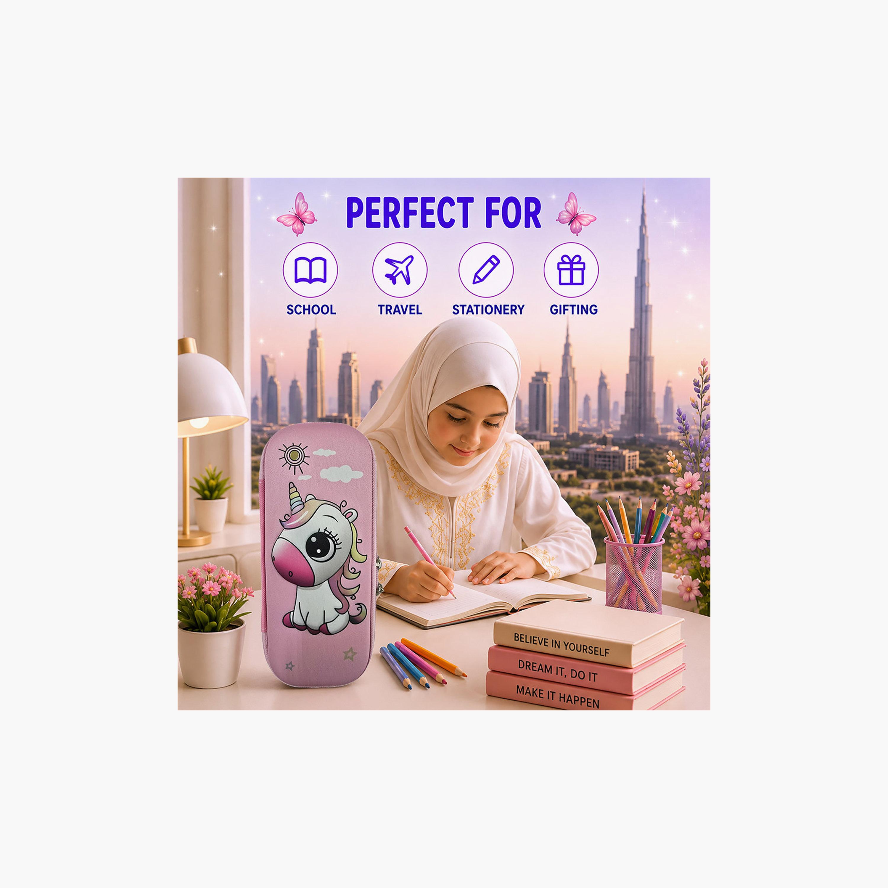 Cocobee Unicorn in the Sky Pencil Case with Zip Closure - EVC-school-stationery-pencilcases-image-4