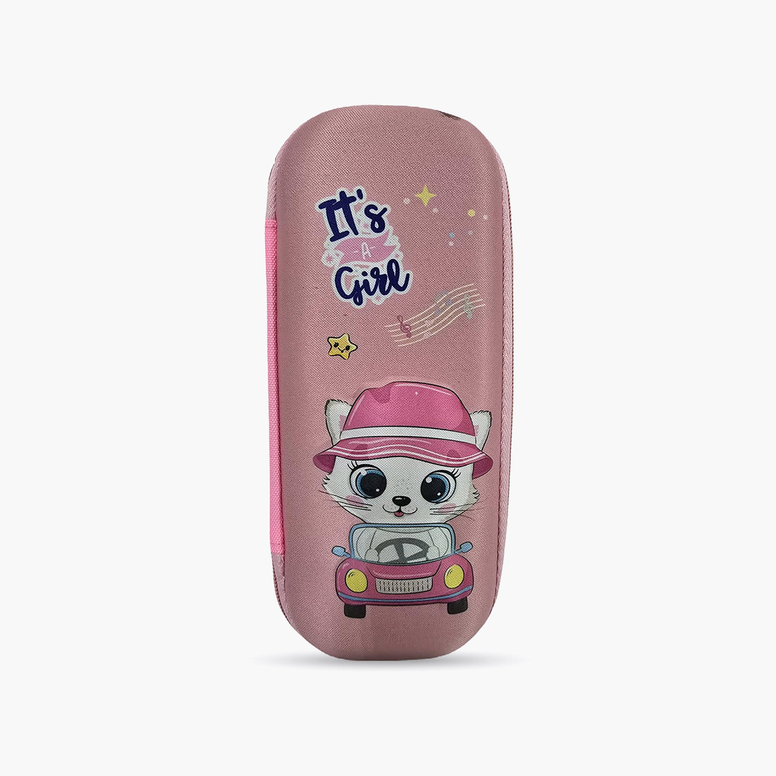 مقلمة بسحاب برسمة القطة الجاسوسة من كوكوبي - EVC-school-stationery-pencilcases-image-1