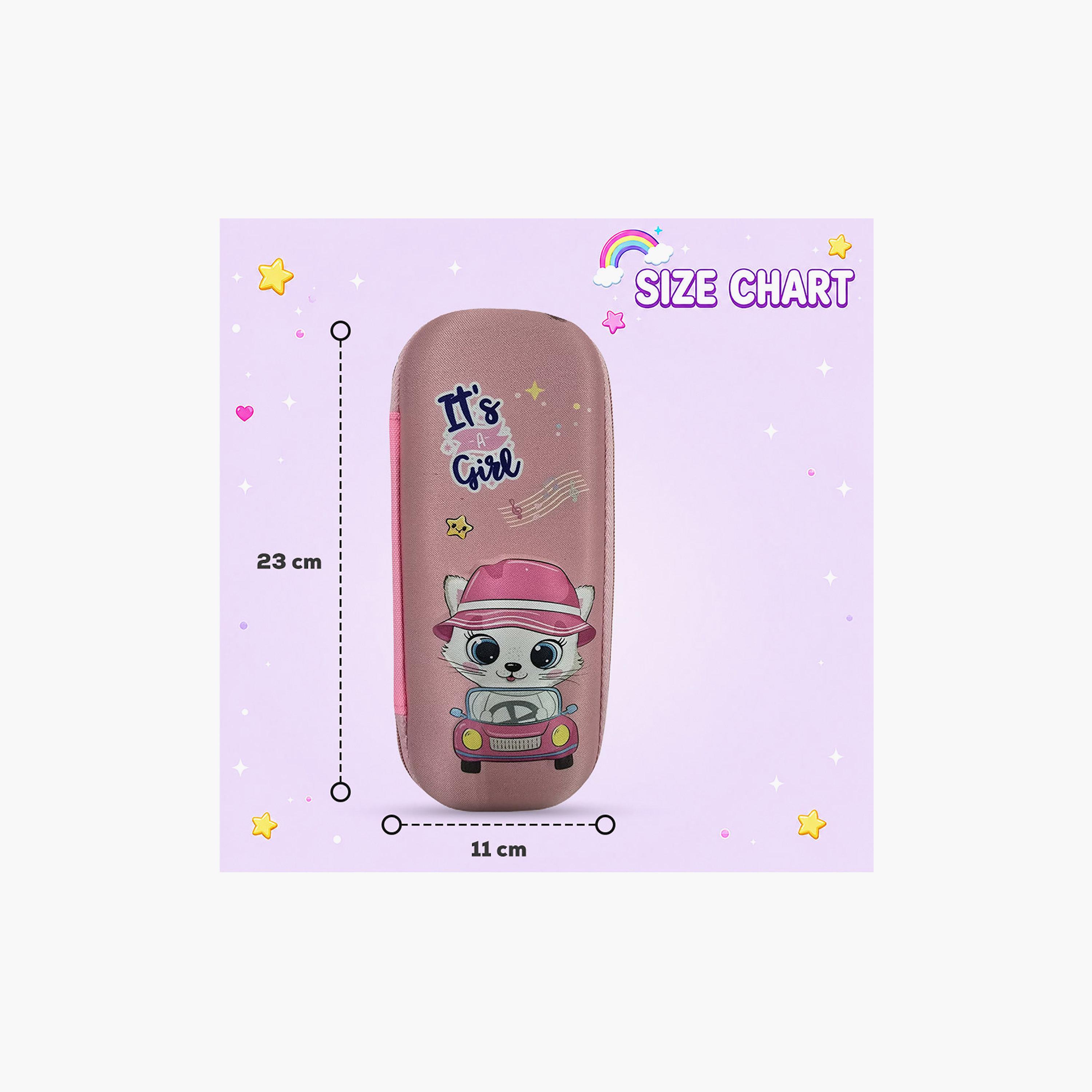 مقلمة بسحاب برسمة القطة الجاسوسة من كوكوبي - EVC-school-stationery-pencilcases-image-5