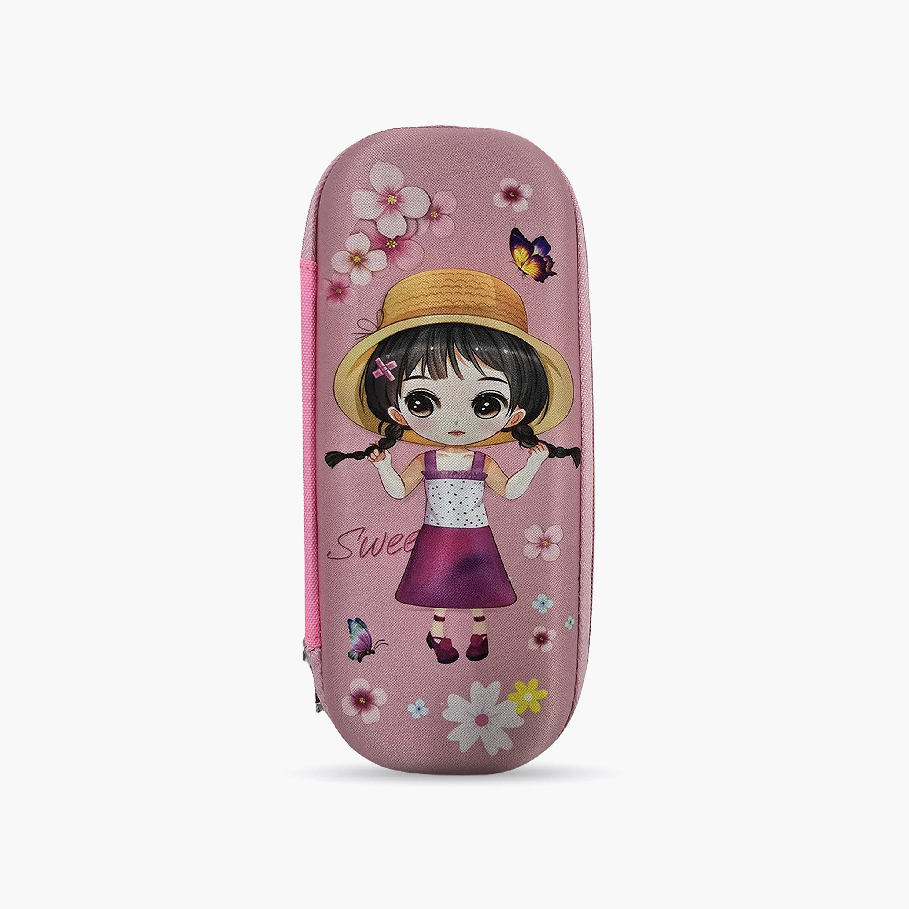 مقلمة بسحاب بتصميم الزهور اللطيفة من كوكوبي - EVC-school-stationery-pencilcases-image-1