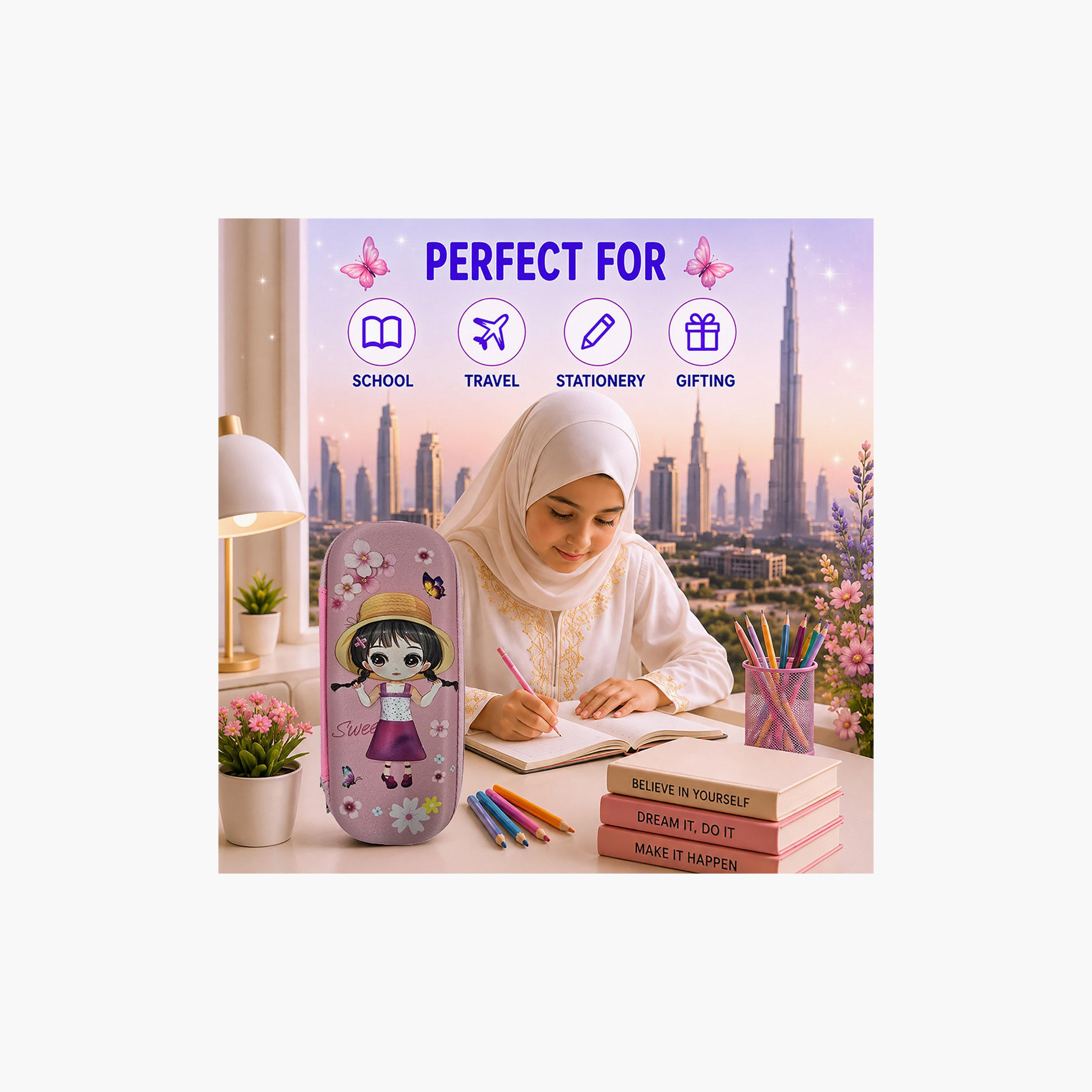 مقلمة بسحاب بتصميم الزهور اللطيفة من كوكوبي - EVC-school-stationery-pencilcases-image-4