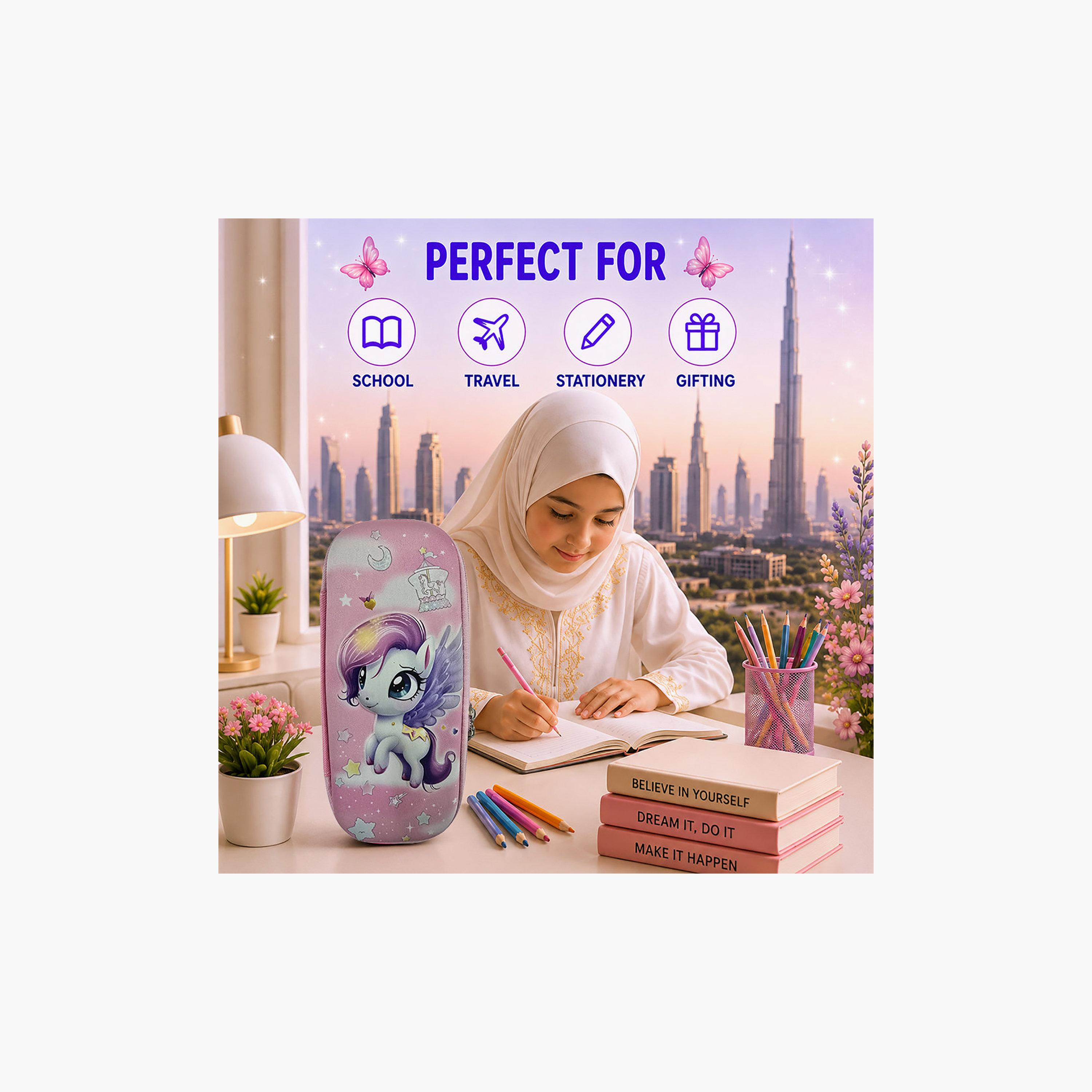 Cocobee Unicorn Fairy Pencil Case with Zip Closure - EVC-school-stationery-pencilcases-image-4