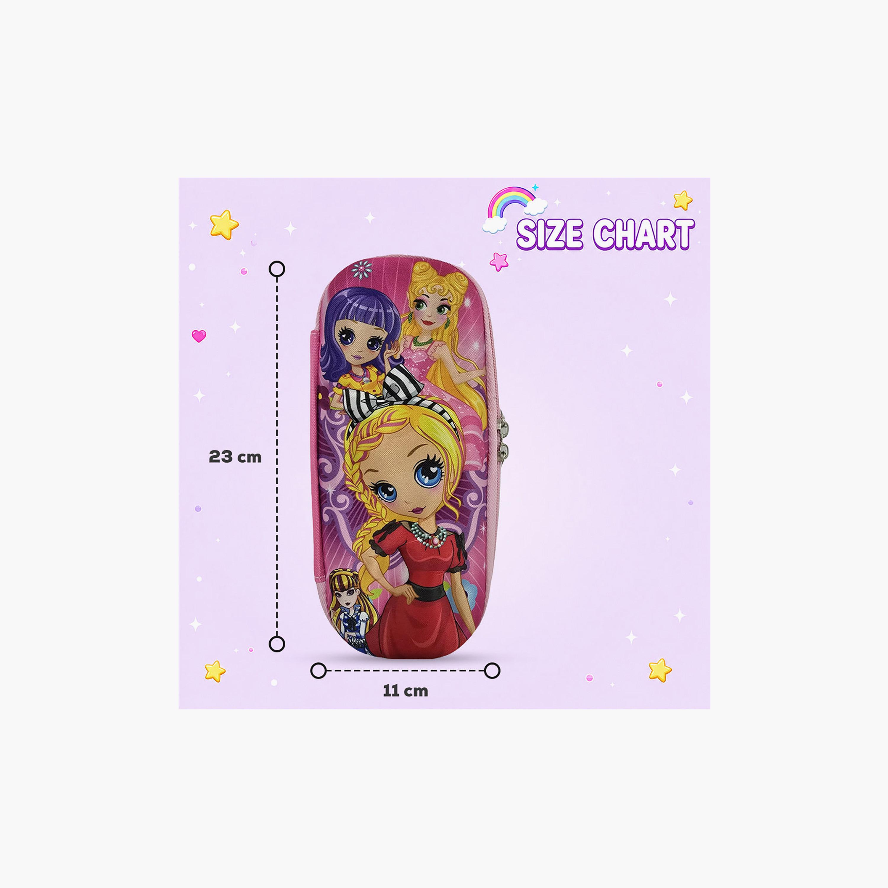 مقلمة بسحاب بتصميم حفلة الأميرة من كوكوبي - EVC-school-stationery-pencilcases-image-5