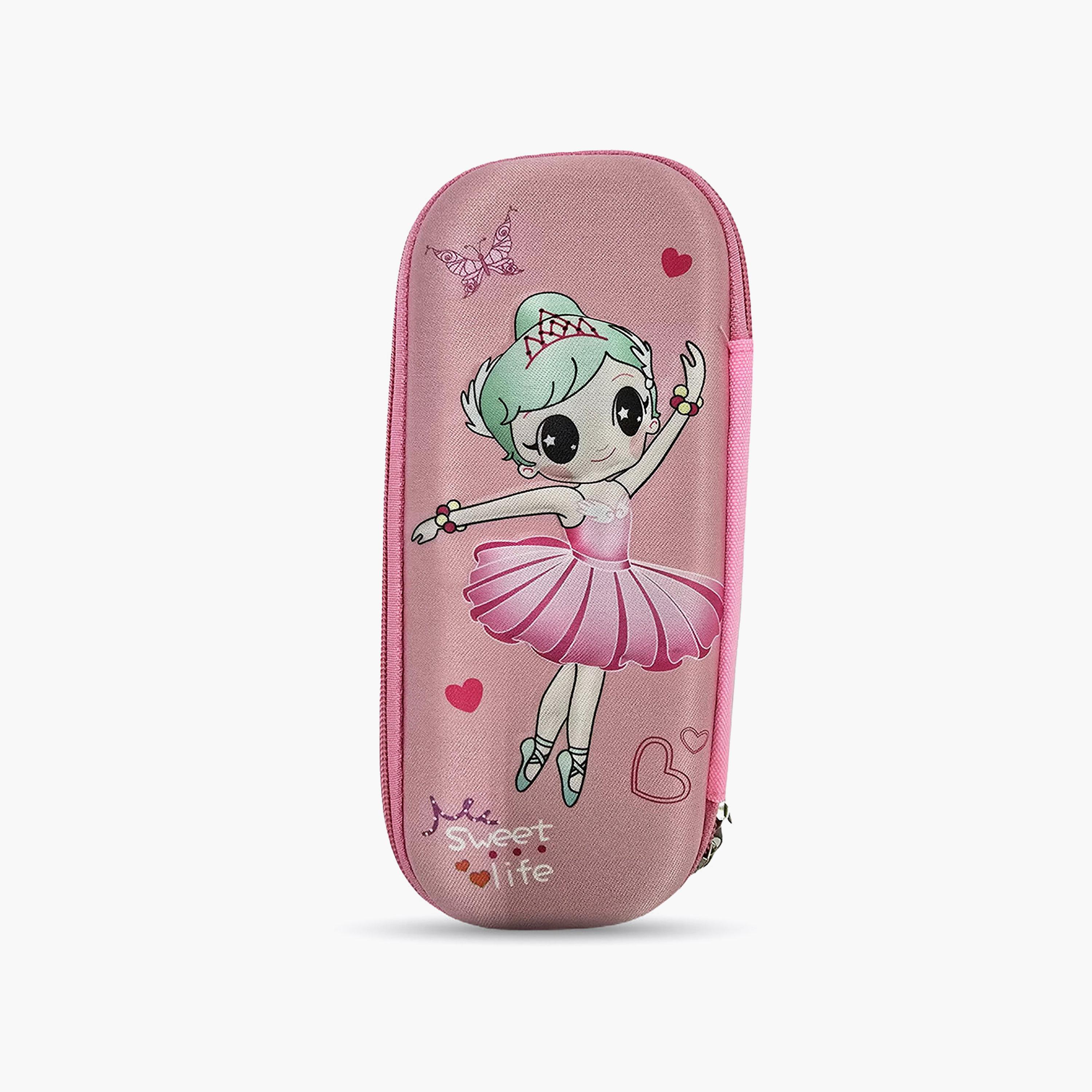مقلمة بسحاب برسمة الفتاة البسيطة من كوكوبي - EVC-school-stationery-pencilcases-image-1