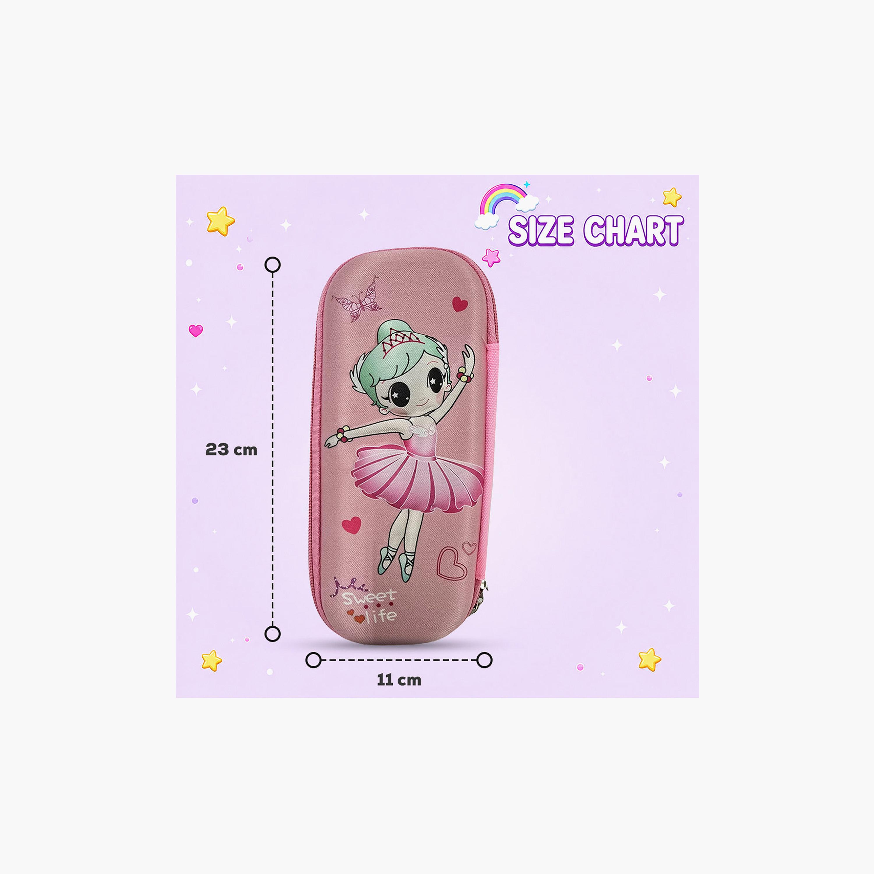 مقلمة بسحاب برسمة الفتاة البسيطة من كوكوبي - EVC-school-stationery-pencilcases-image-5