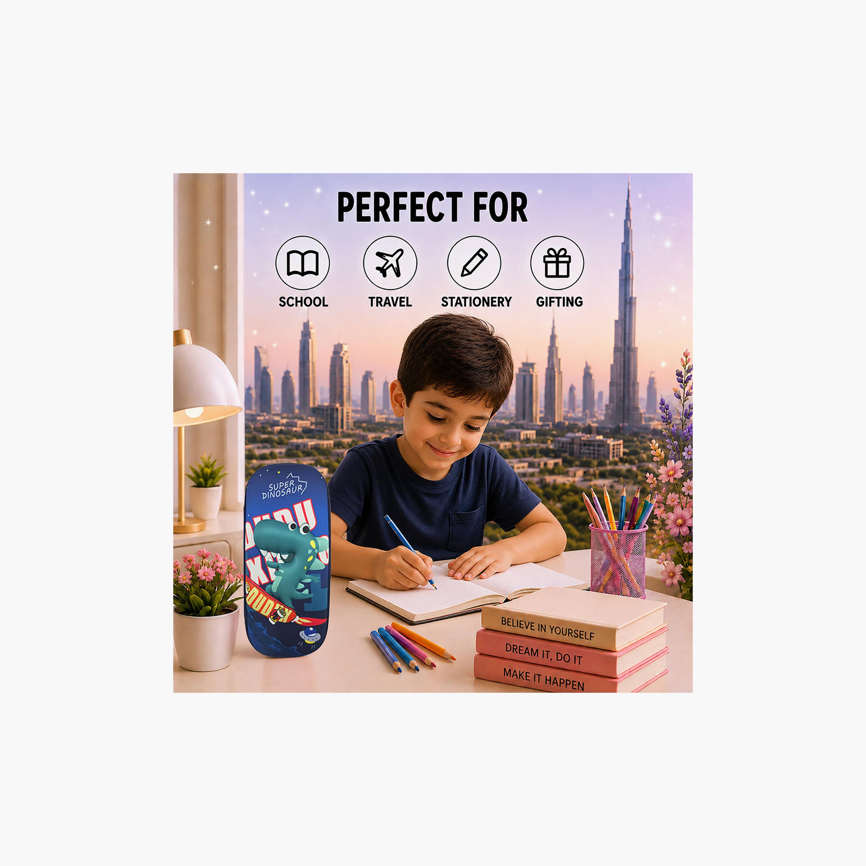 مقلمة بسحاب برسمة الديناصور الخارق من كوكوبي - EVC-school-stationery-pencilcases-image-4