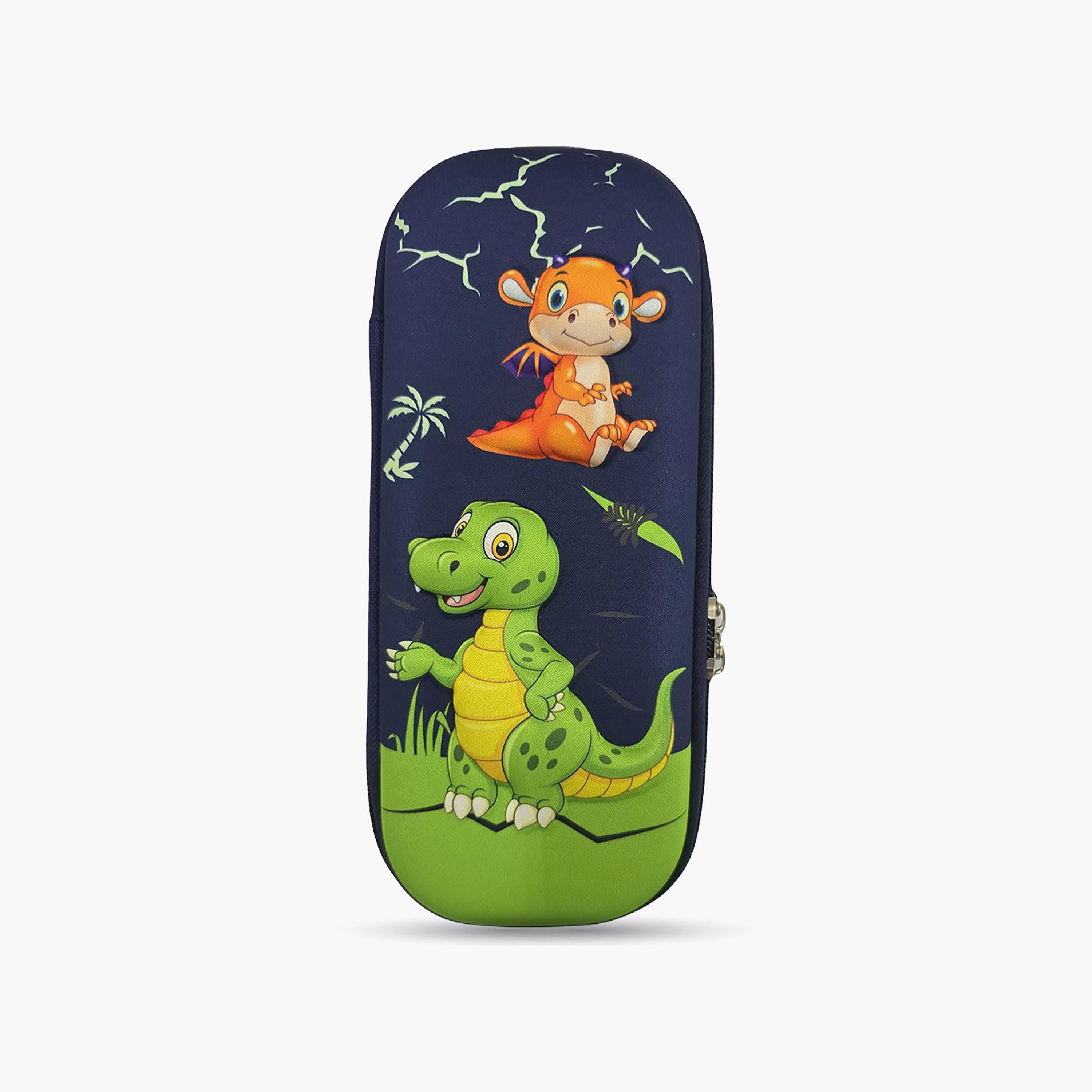 Cocobee Dino Baby Pencil Case with Zip Closure - EVC-school-stationery-pencilcases-image-1