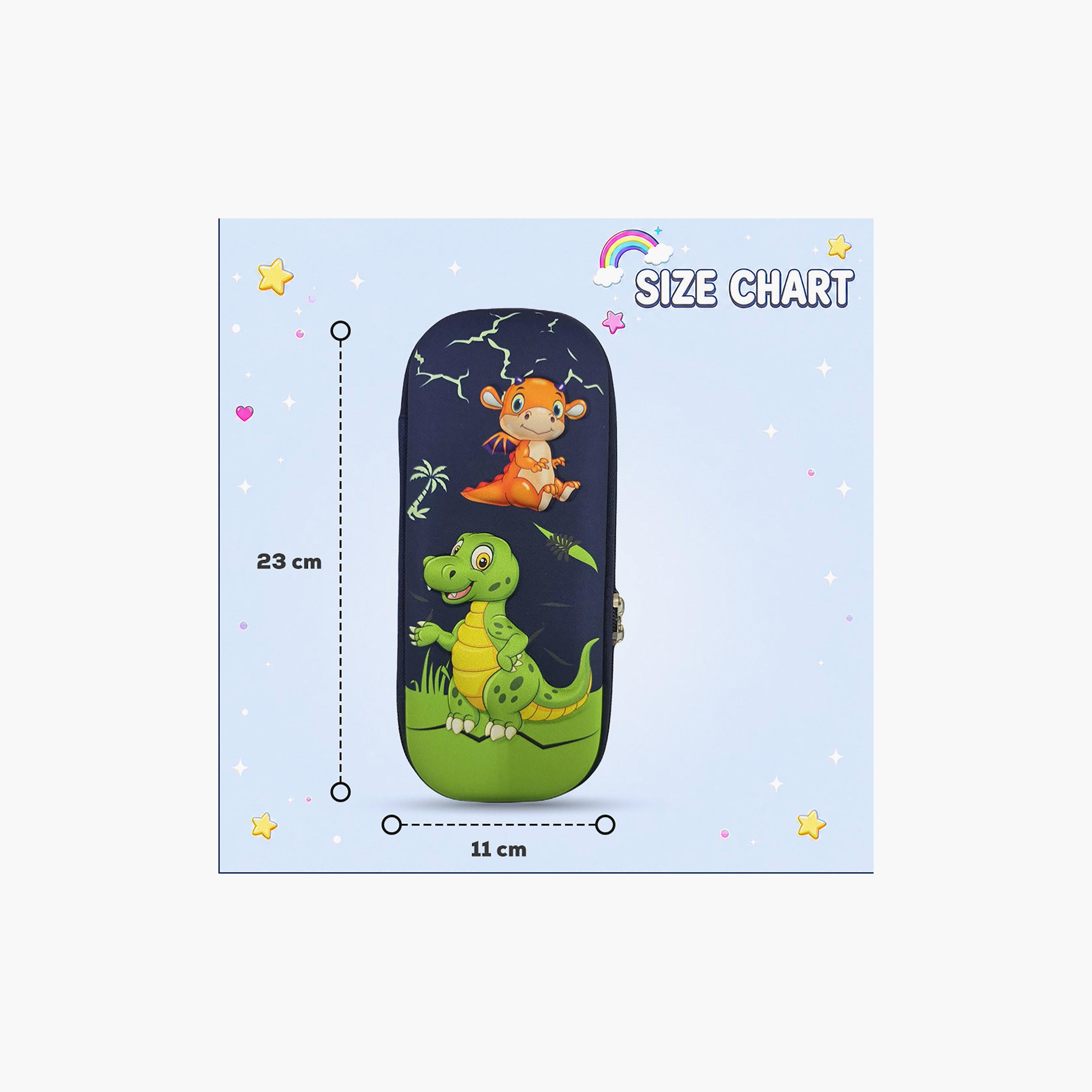 مقلمة بسحاب برسمة الديناصور الصغير من كوكوبي - EVC-school-stationery-pencilcases-image-5