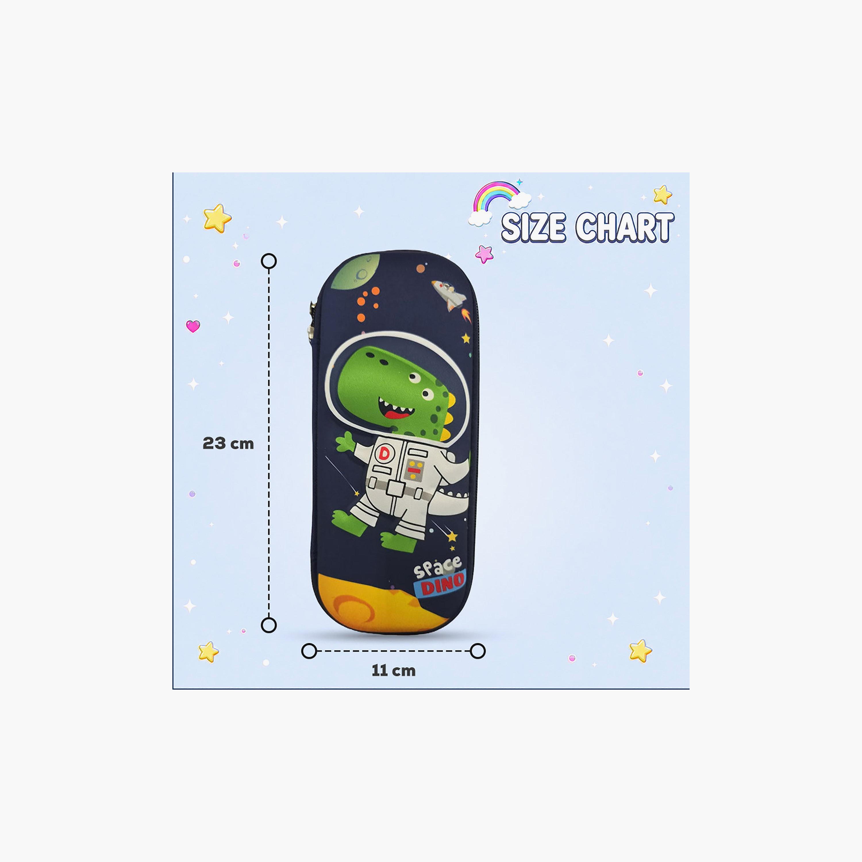 Cocobee Space Dino Pencil Case with Zip Closure - EVC-school-stationery-pencilcases-image-5