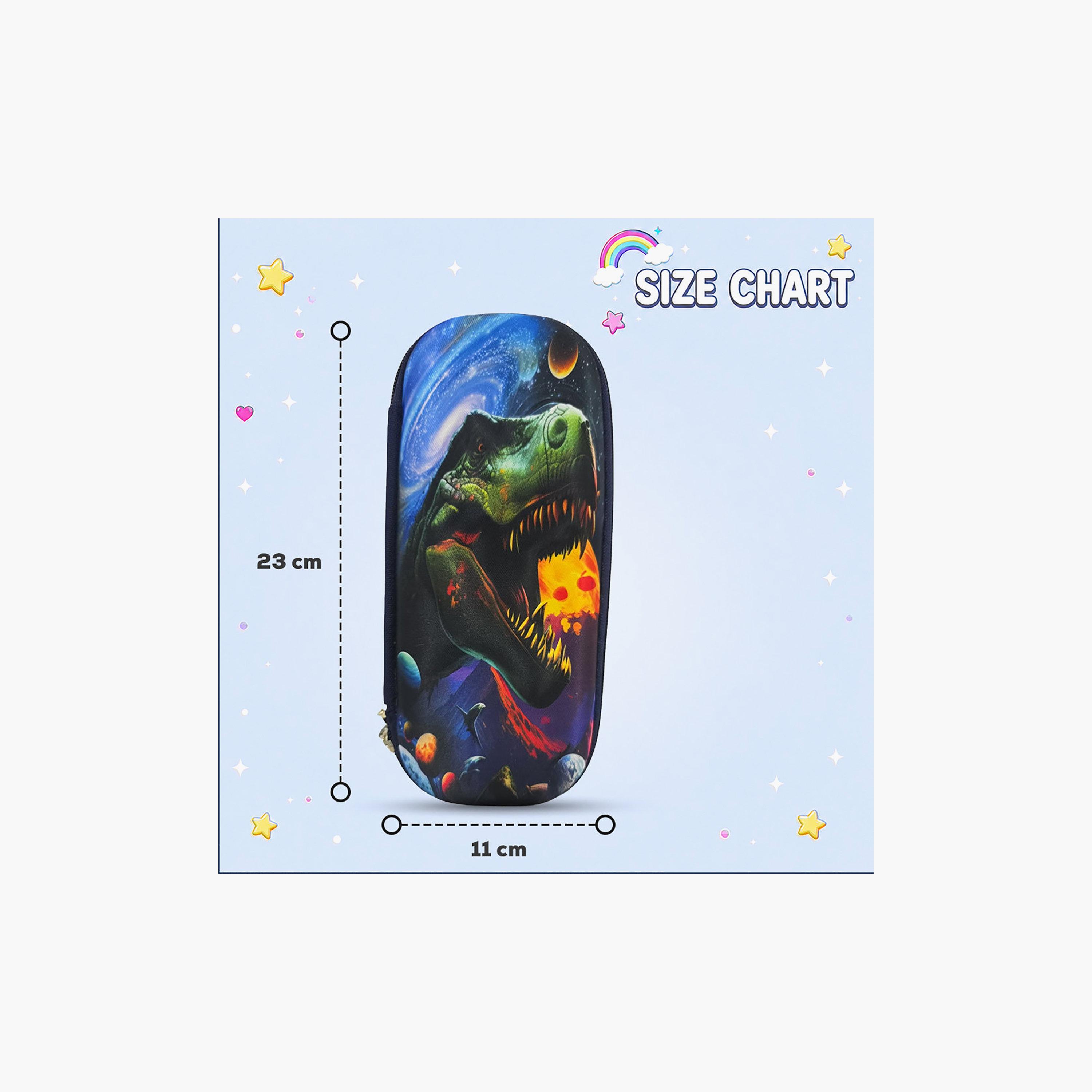 Cocobee Trex Pencil Case with Zip Closure - EVC-school-stationery-pencilcases-image-5