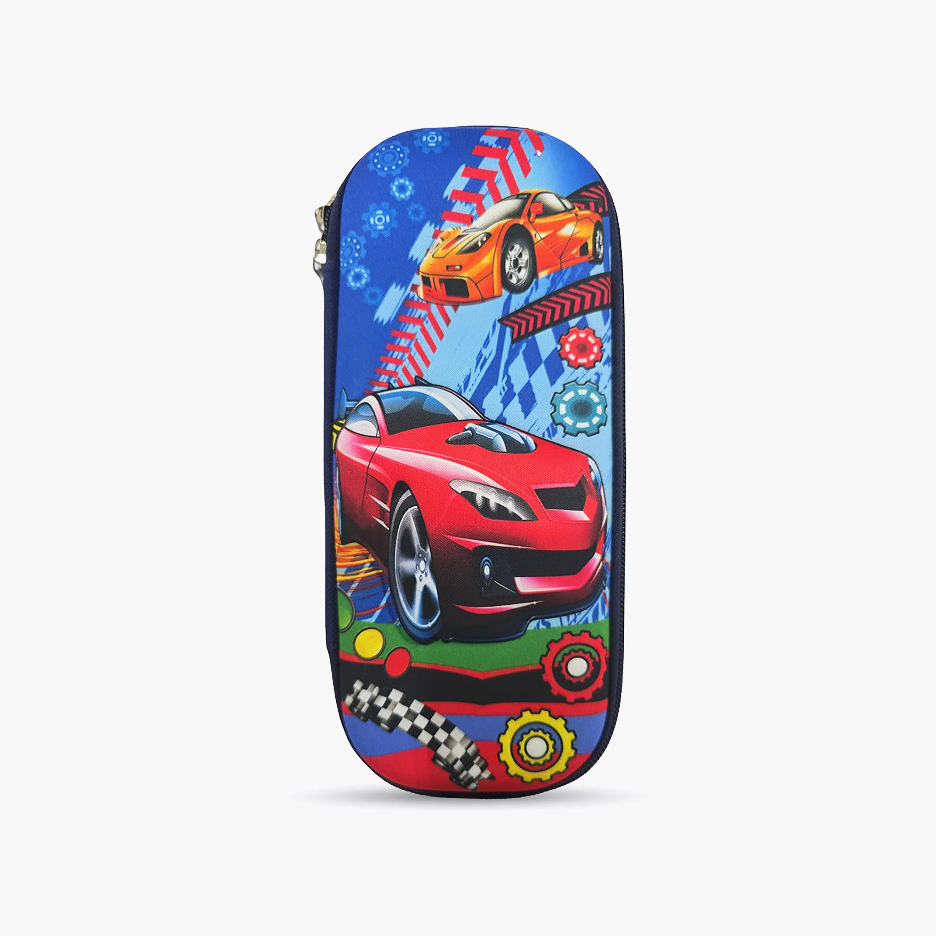 Cocobee Racing Pencil Case with Zip Closure - EVC-school-stationery-pencilcases-image-1