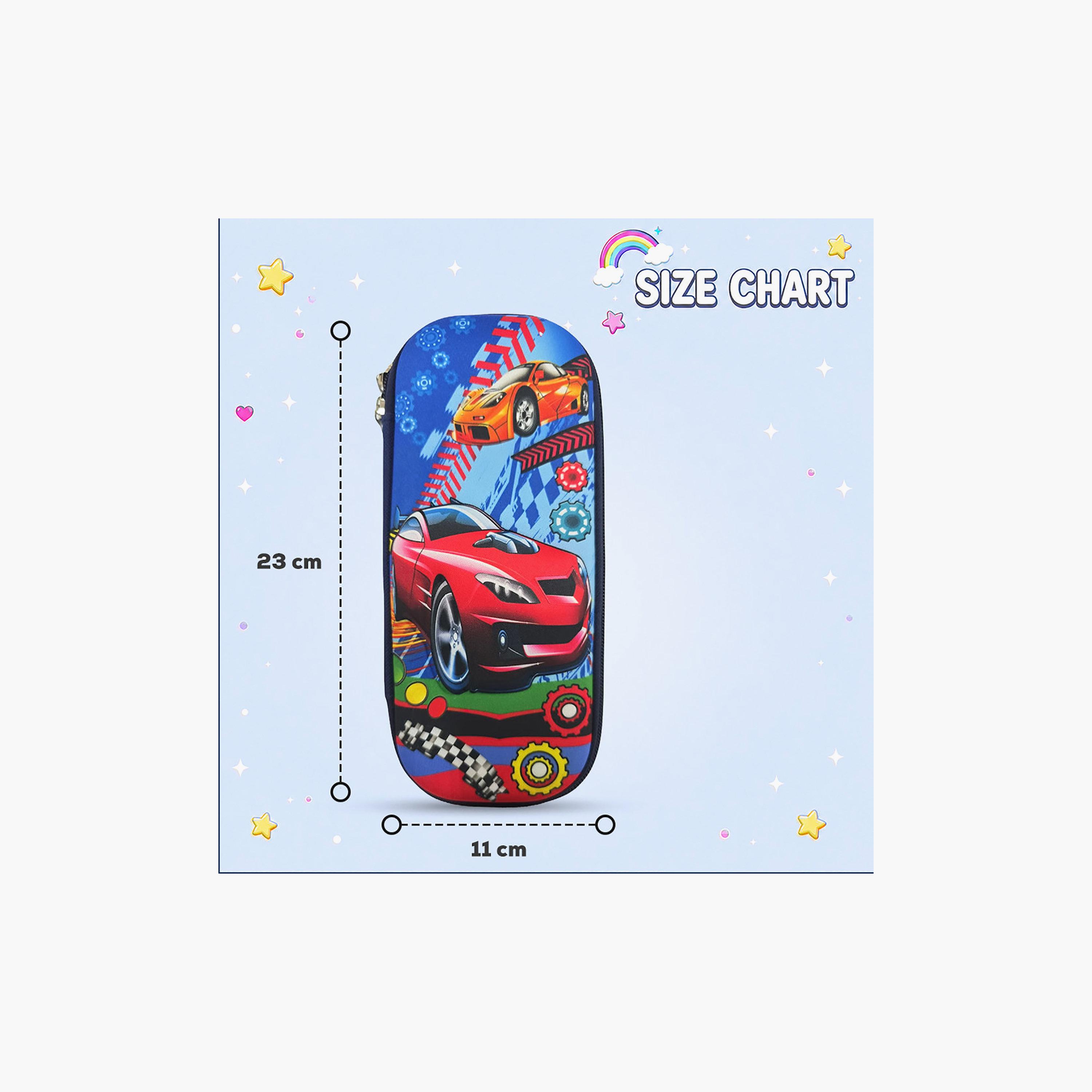 Cocobee Racing Pencil Case with Zip Closure - EVC-school-stationery-pencilcases-image-5