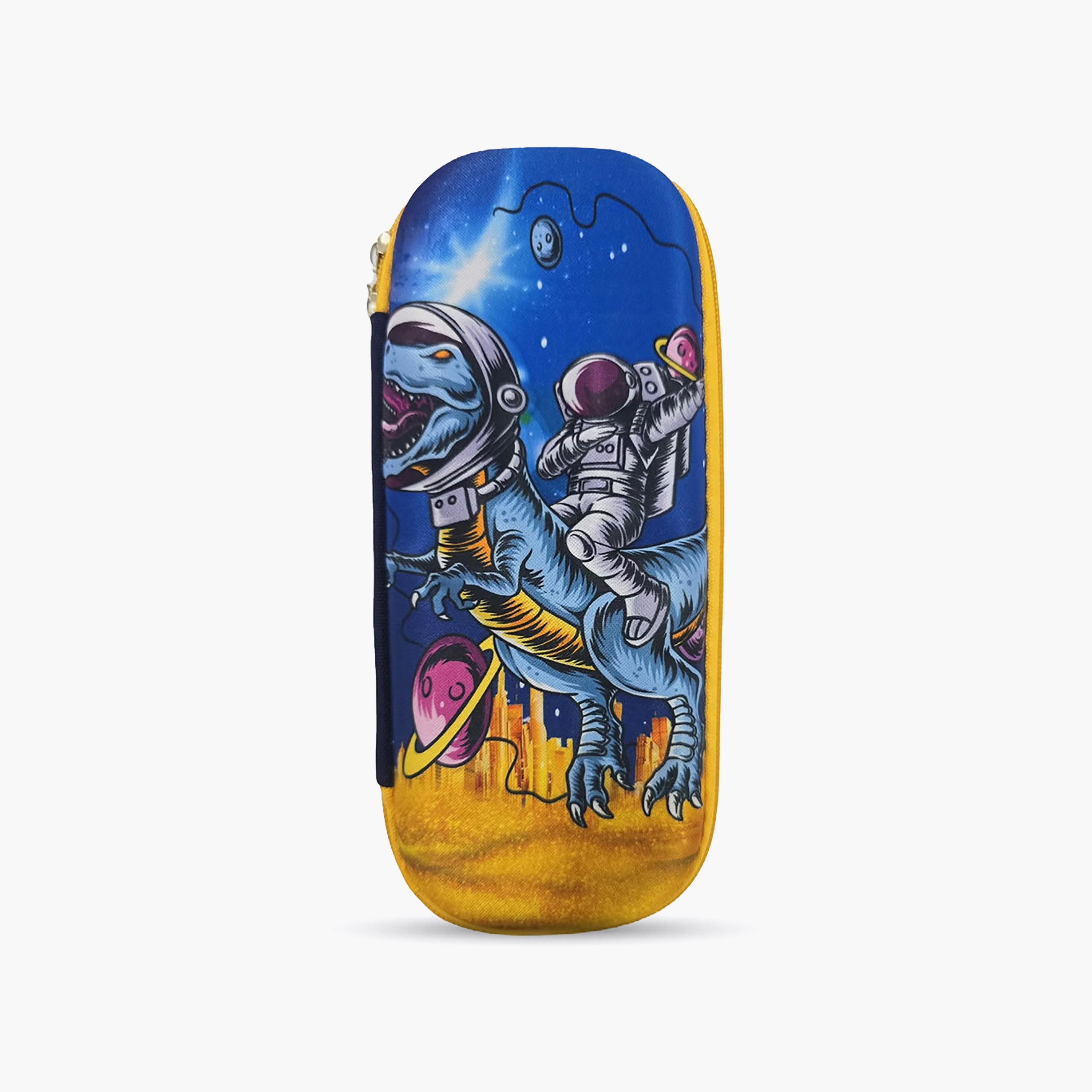Cocobee Explorer Dino Pencil Case with Zip Closure - EVC-school-stationery-pencilcases-image-1