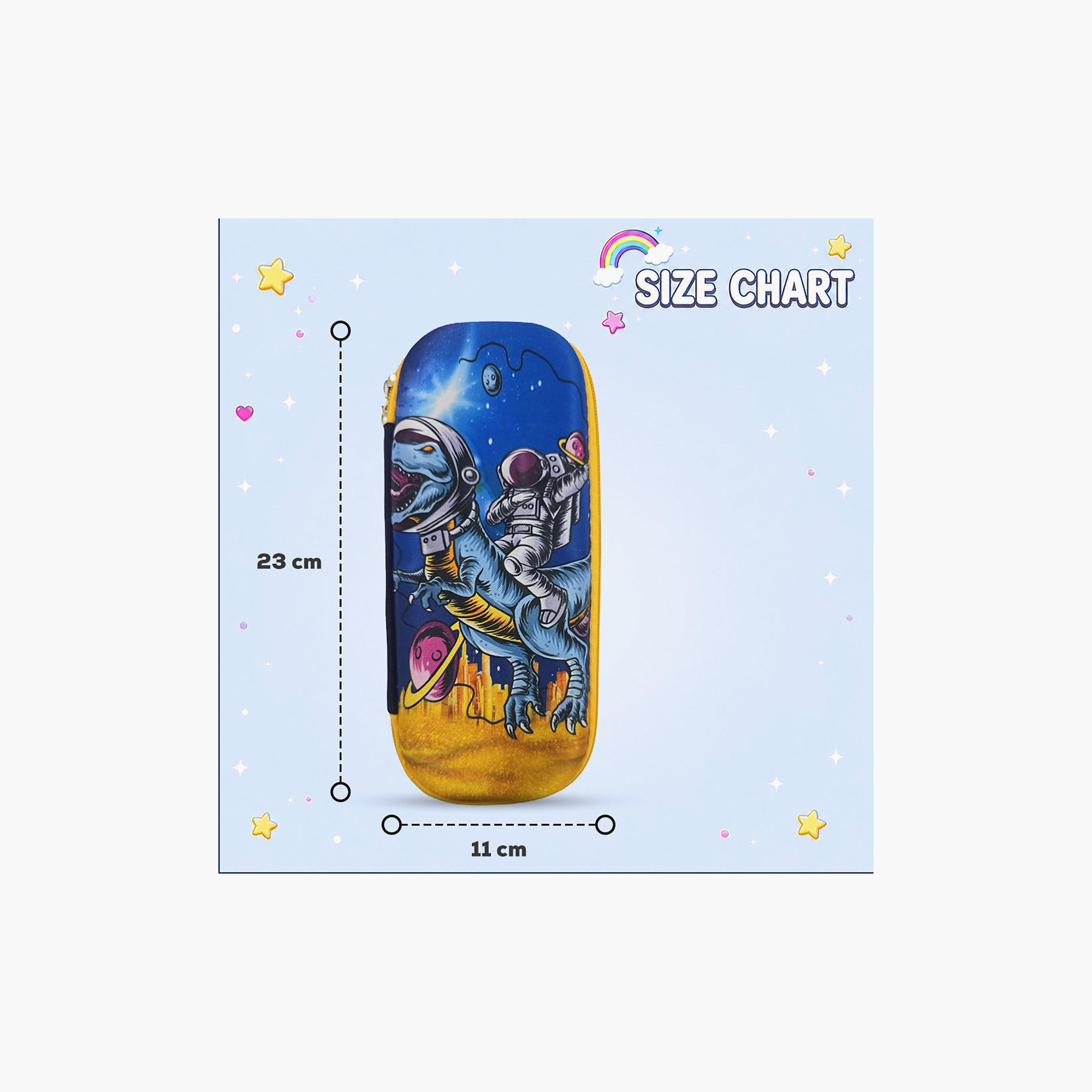 Cocobee Explorer Dino Pencil Case with Zip Closure - EVC-school-stationery-pencilcases-image-5