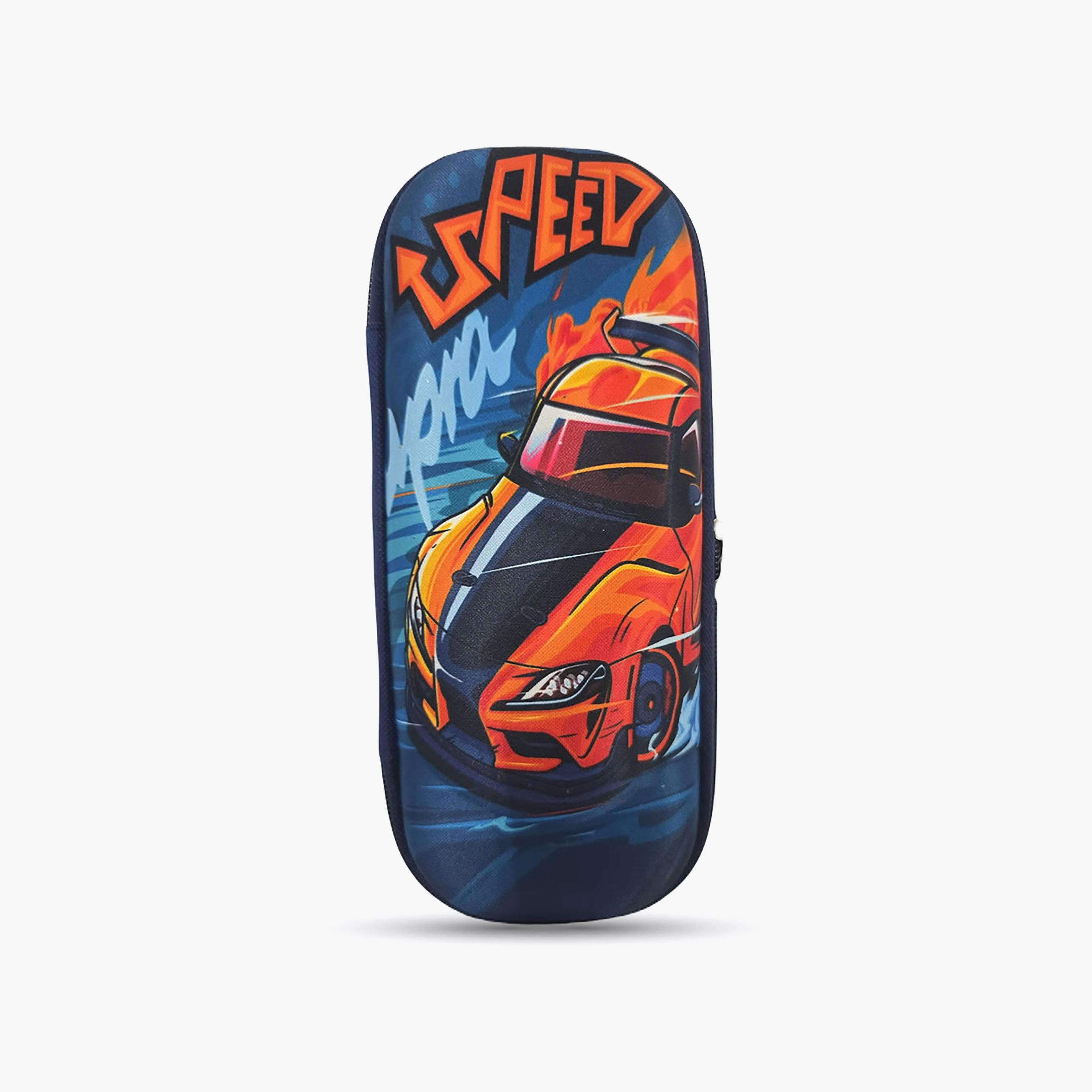 مقلمة بسحاب بتصميم السرعة من كوكوبي - EVC-school-stationery-pencilcases-image-1