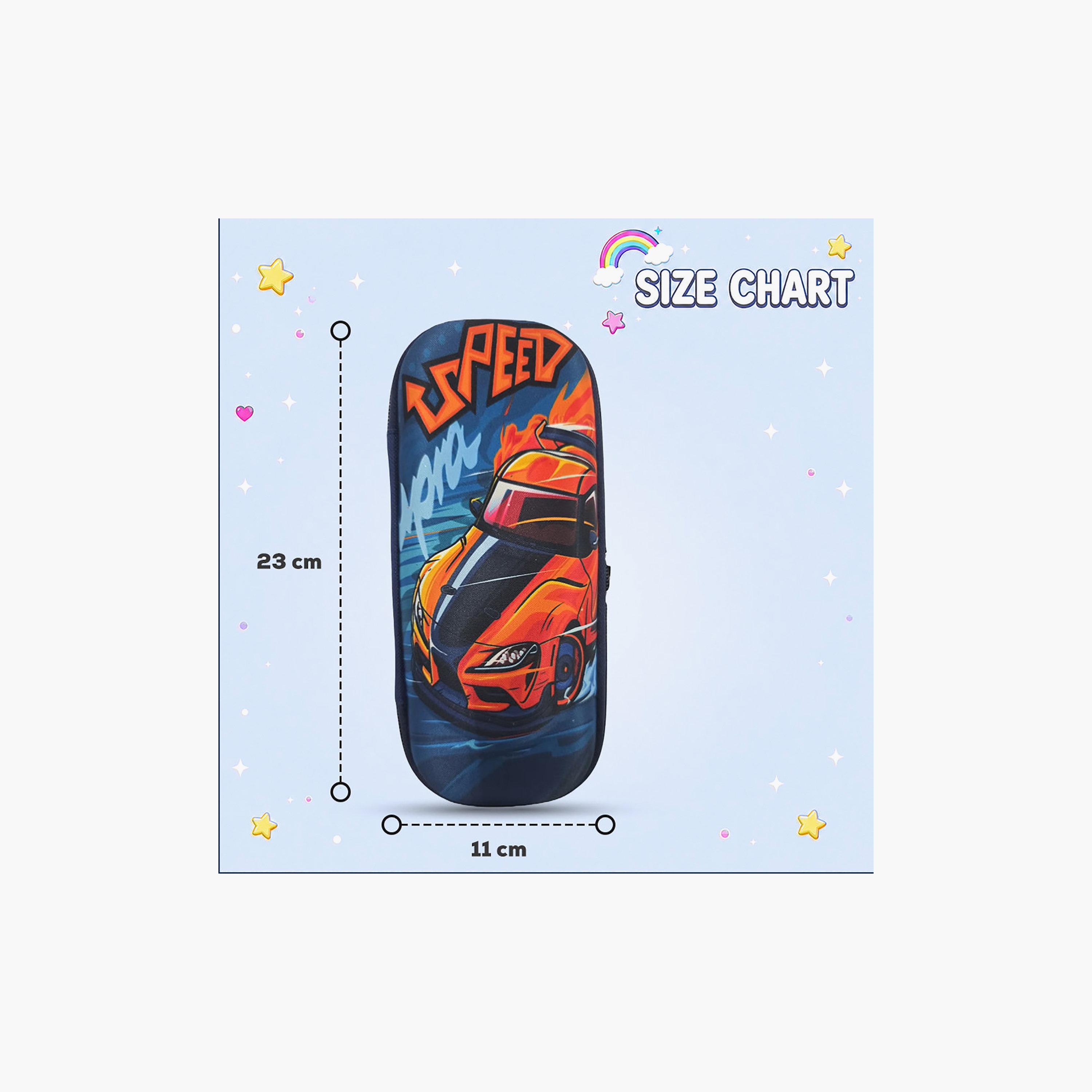 مقلمة بسحاب بتصميم السرعة من كوكوبي - EVC-school-stationery-pencilcases-image-5