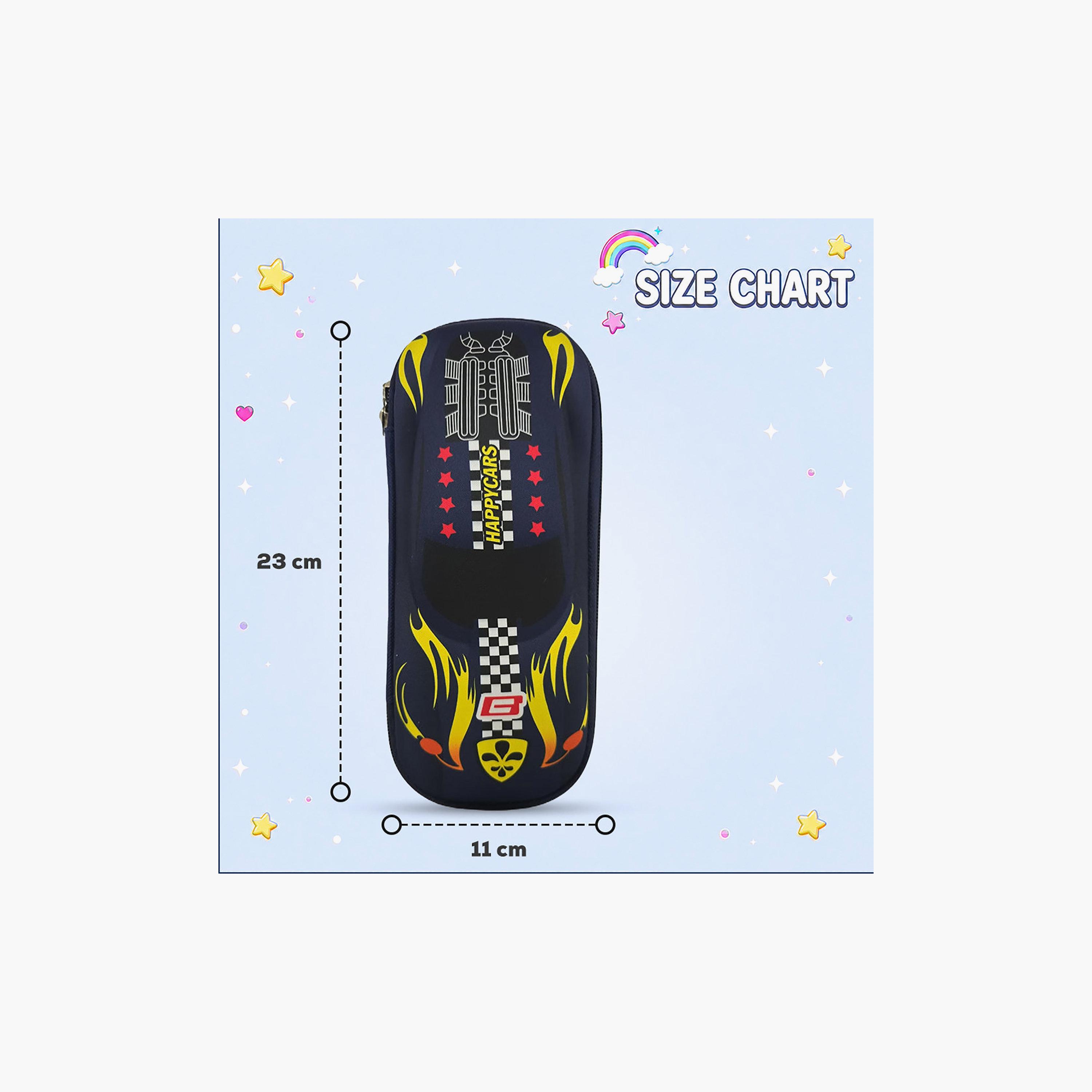 مقلمة بسحاب برسمة السيارات السعيدة من كوكوبي - EVC-school-stationery-pencilcases-image-5