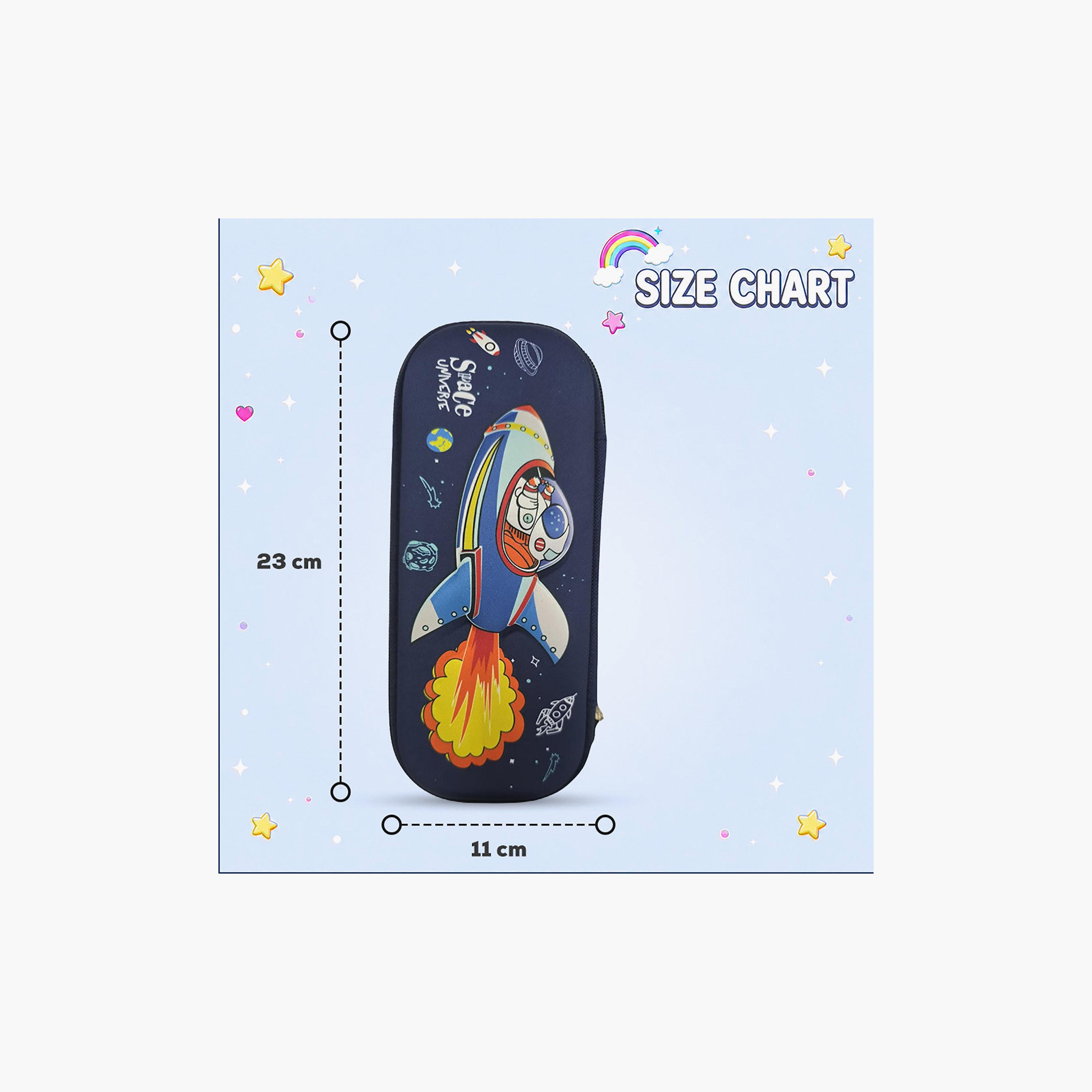 Cocobee Space Universe Pencil Case with Zip Closure - EVC-school-stationery-pencilcases-image-5
