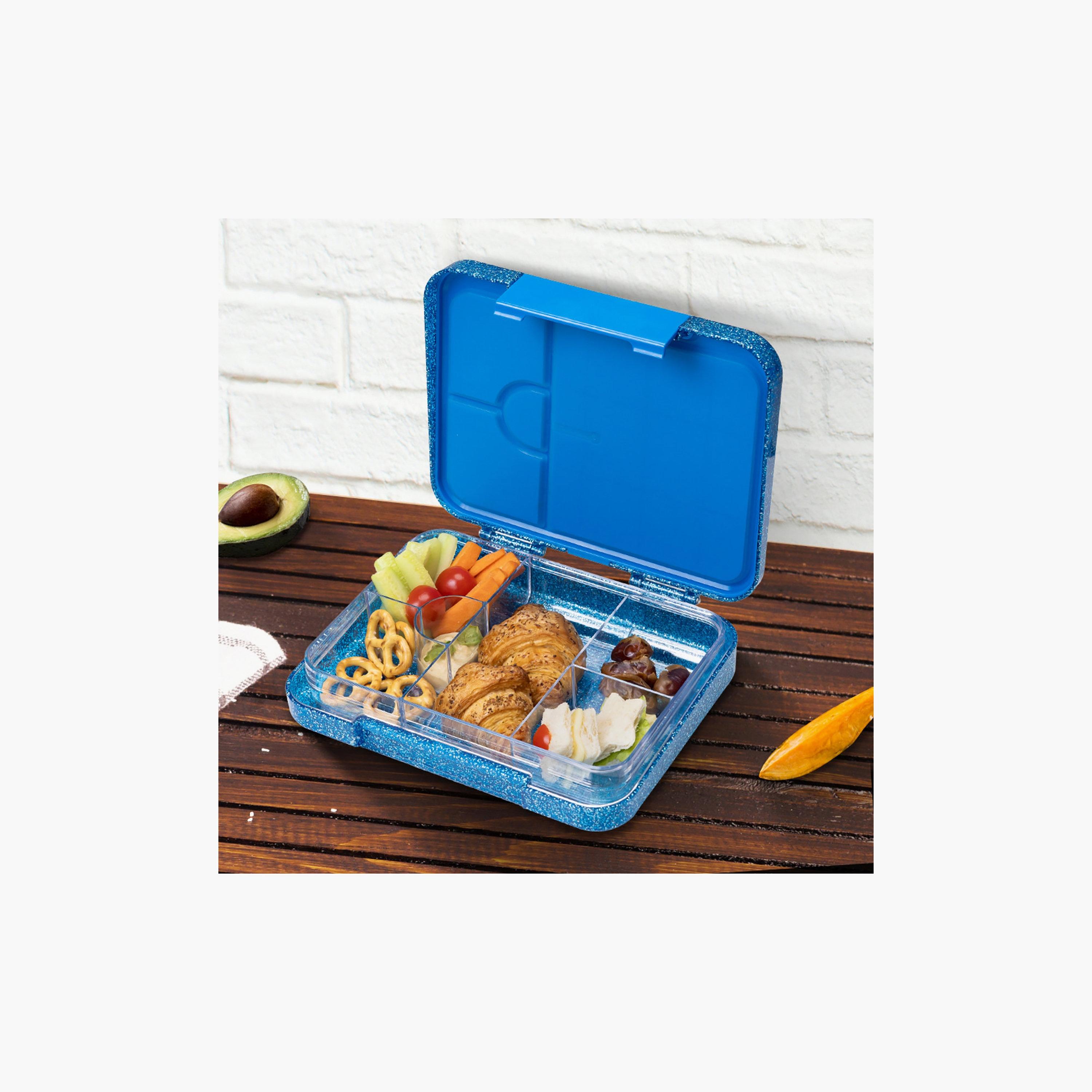 Starmarz Glitter 2-Piece Bento Lunch Box Set for 2-5 with Unicorn Water Bottle - 480 ml-school-lunchessentials-sets-image-8