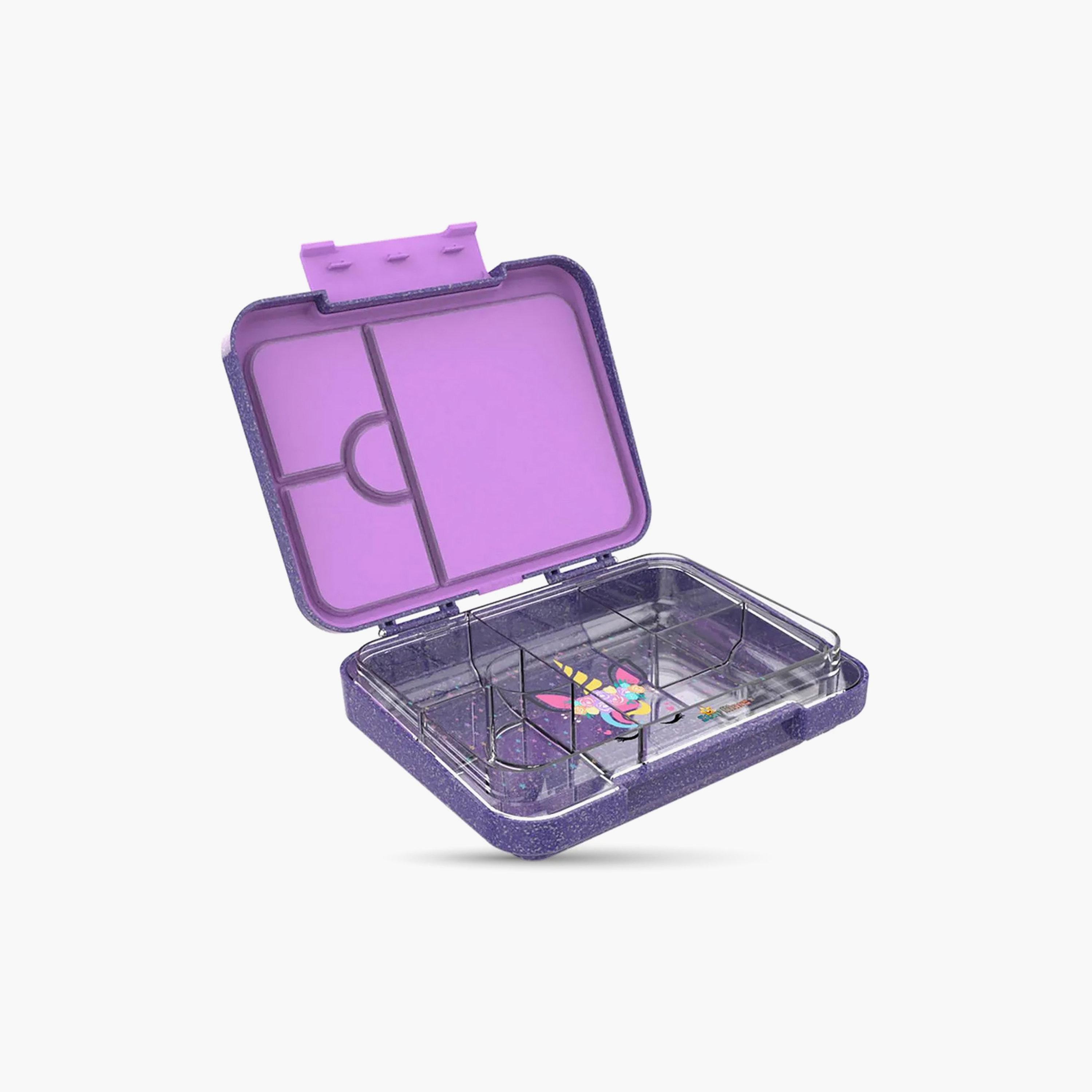 Starmarz Glitter 2-Piece Bento Lunch Box Set for 2-5 with Unicorn Water Bottle - 480 ml-school-lunchessentials-sets-image-7