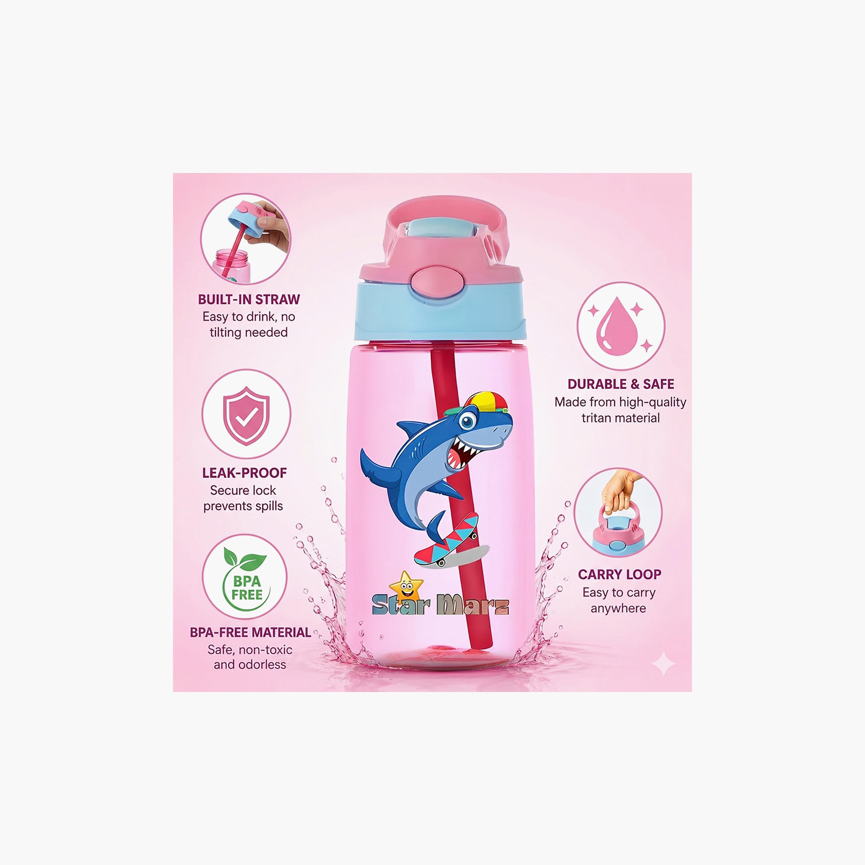Starmarz Glitter 2-Piece Bento Lunch Box Set for 2-5 with Unicorn Water Bottle - 480 ml-school-lunchessentials-sets-image-9